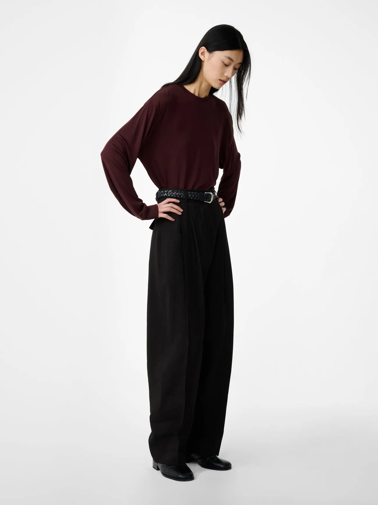 Acuna Pant in Espresso sold by Studio Nicholson product image thumbnail 5