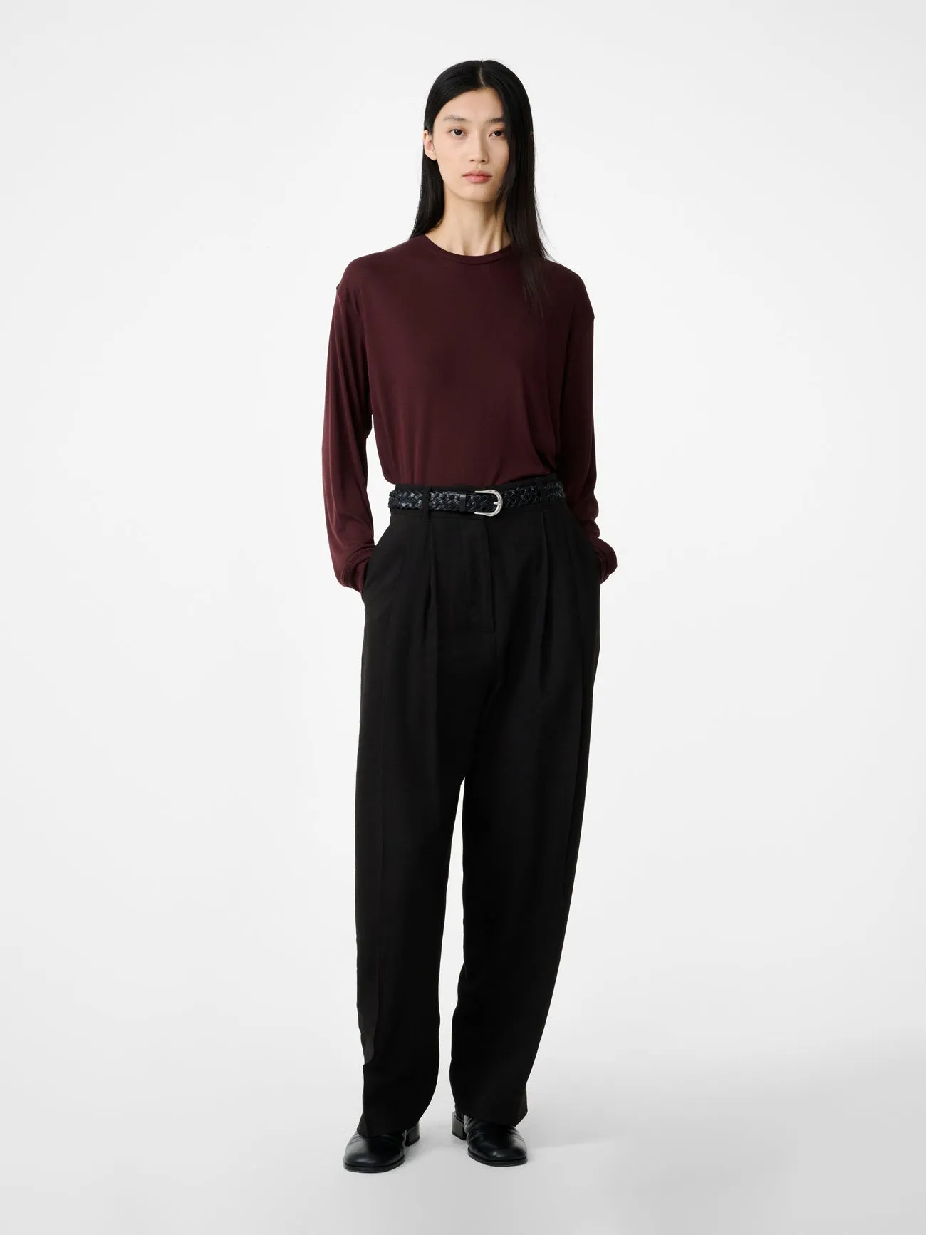 Acuna Pant in Espresso sold by Studio Nicholson product image thumbnail 2