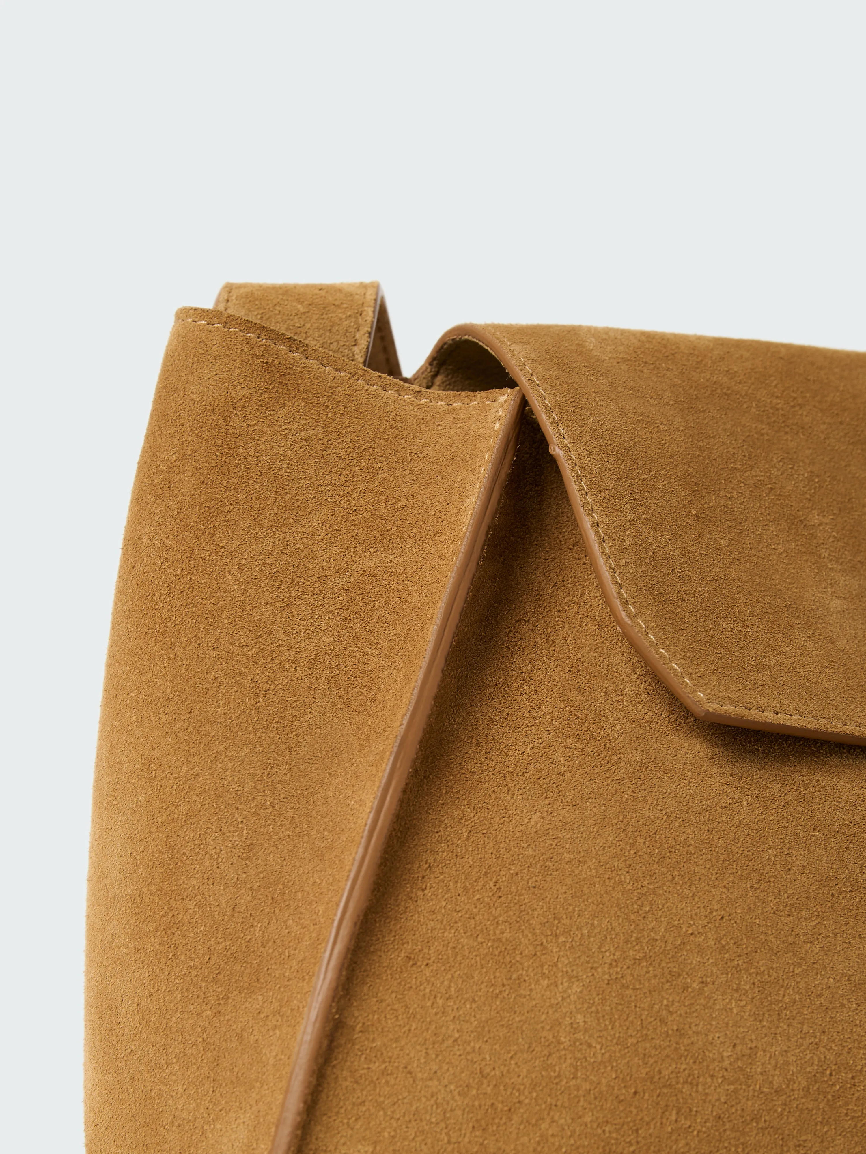 Shiboru Suede Bag in Sand sold by Studio Nicholson product image thumbnail 5