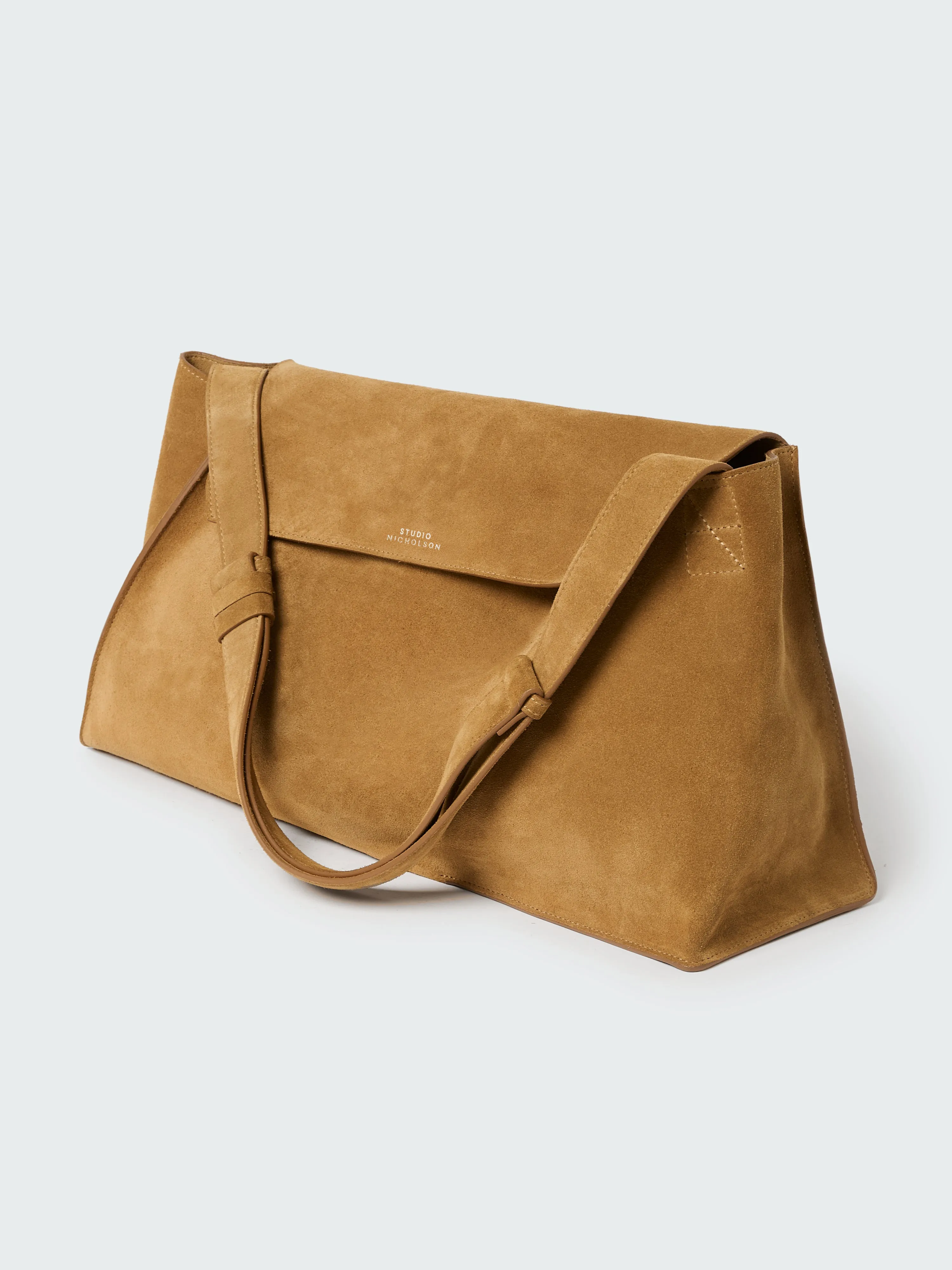 Shiboru Suede Bag in Sand sold by Studio Nicholson product image thumbnail 2
