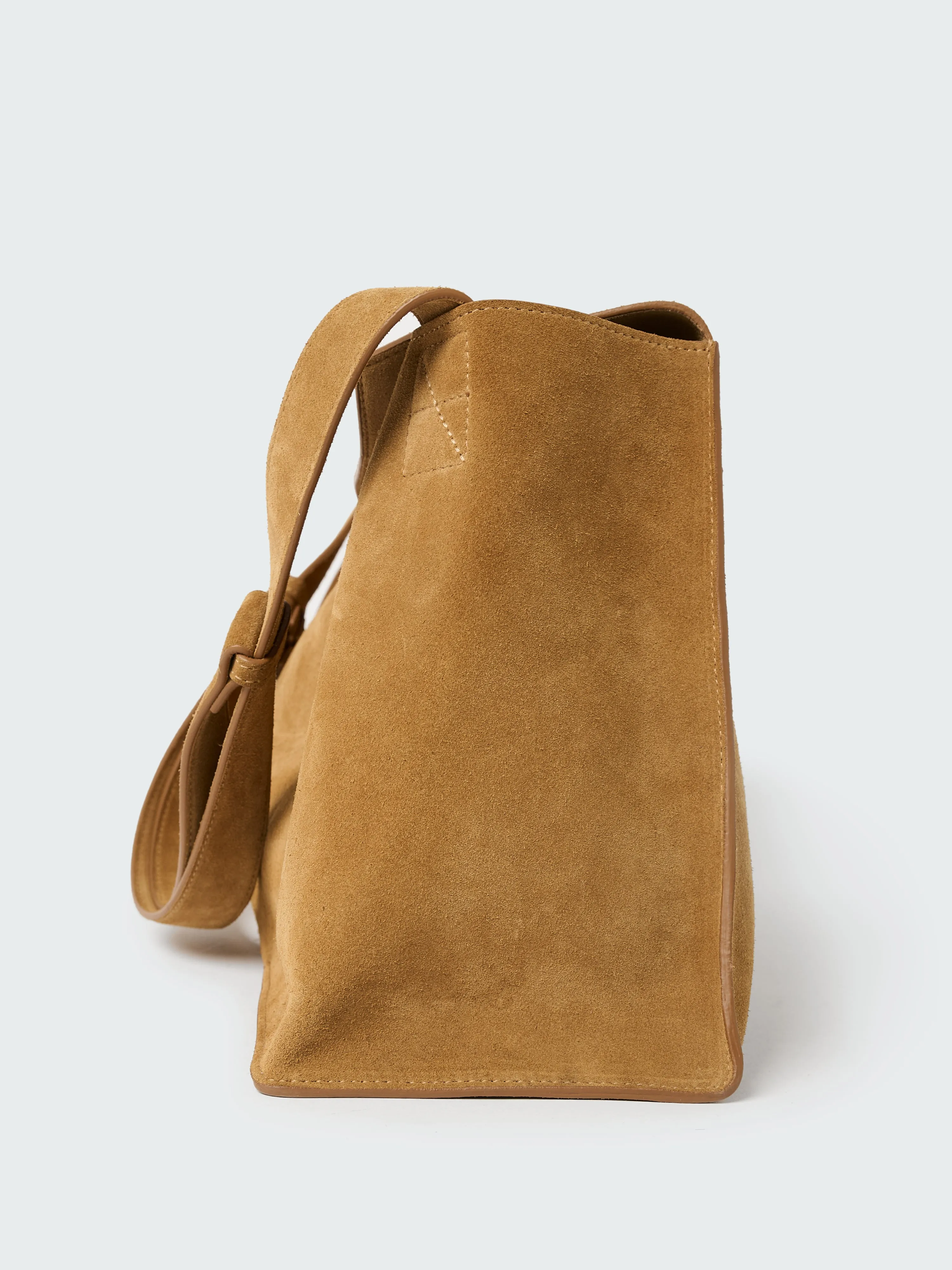 Shiboru Suede Bag in Sand sold by Studio Nicholson product image thumbnail 4