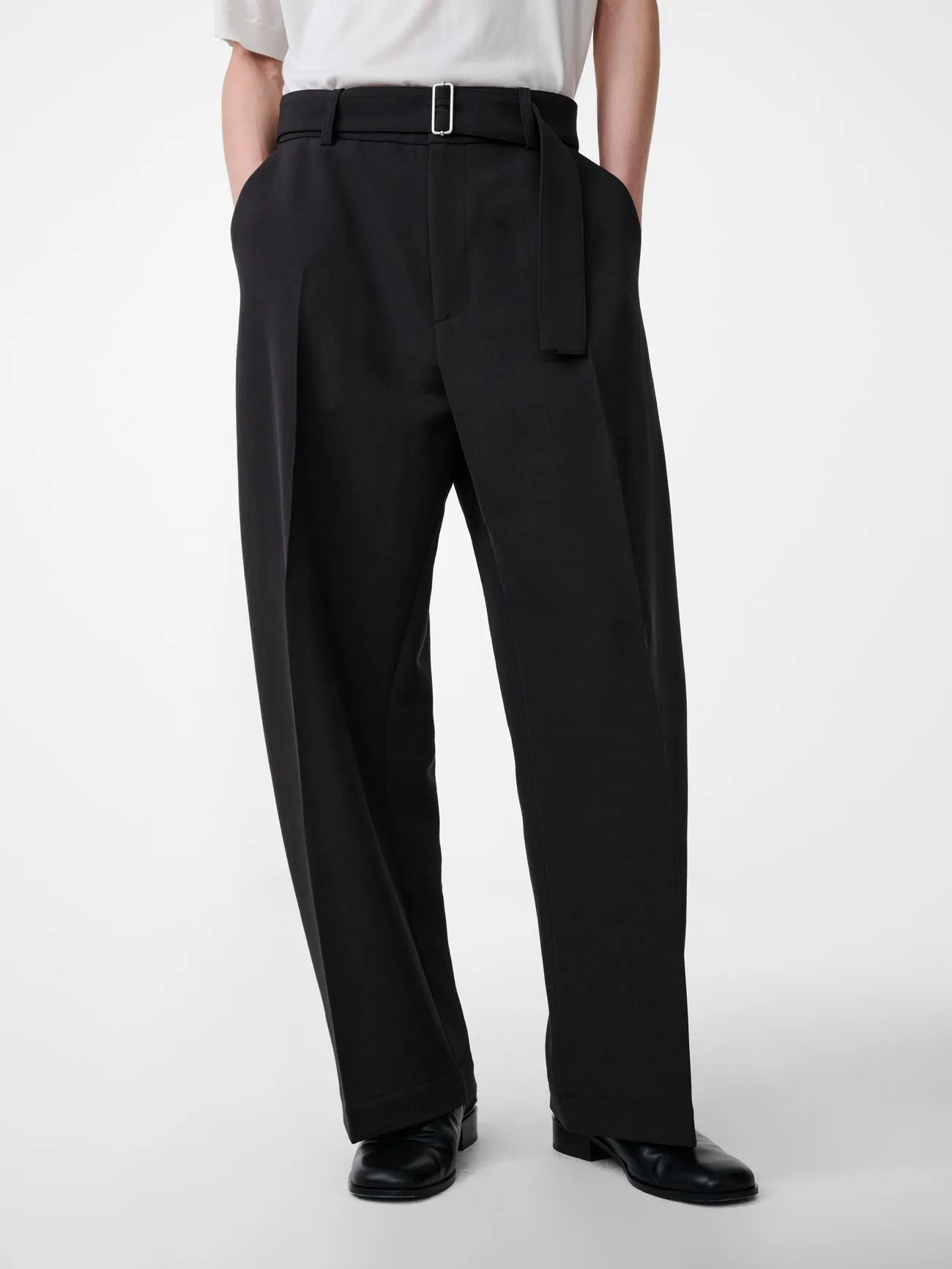 Vital Pant in Black Grape sold by Studio Nicholson product image thumbnail 5