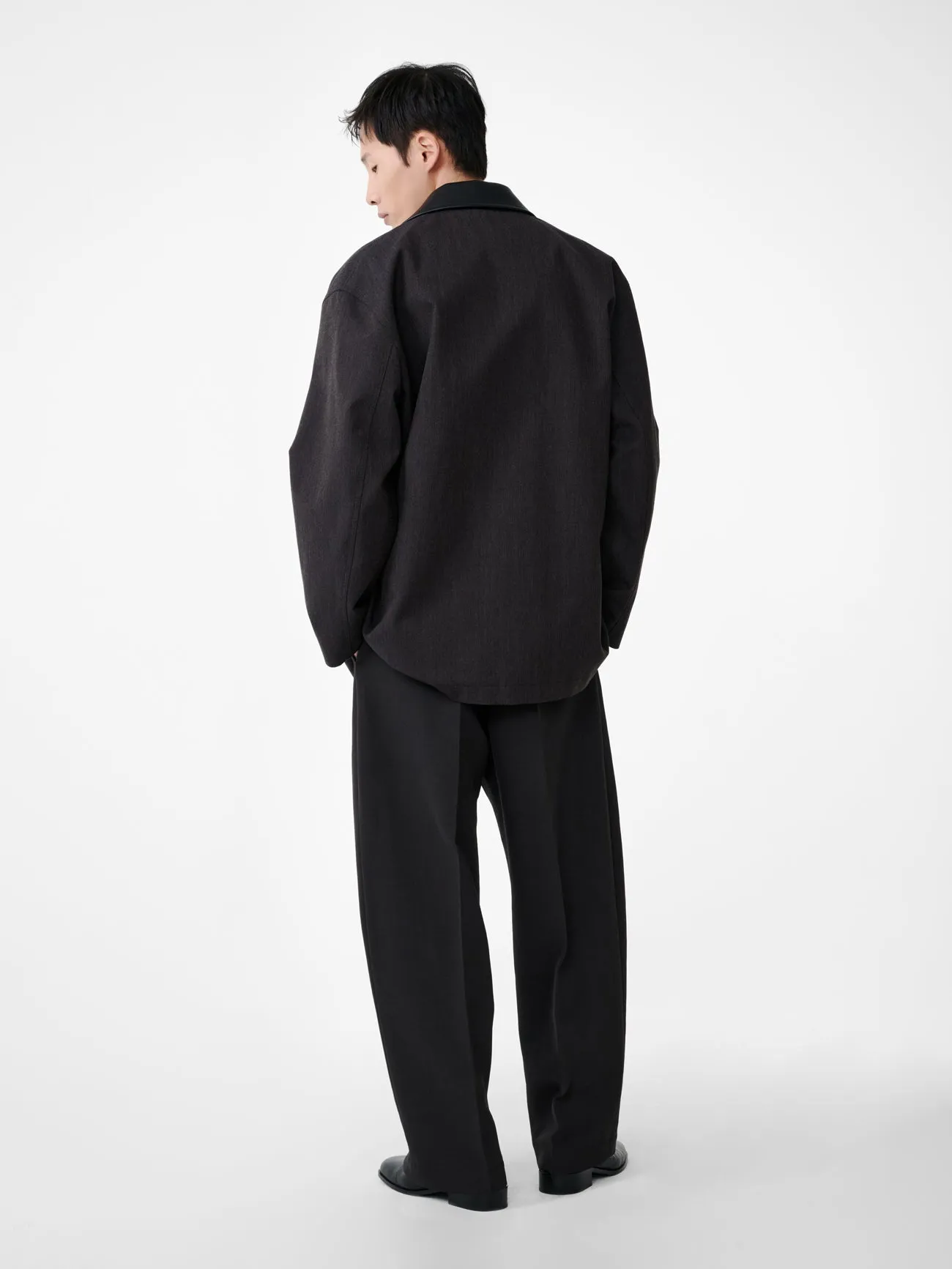 Vital Pant in Black Grape sold by Studio Nicholson product image thumbnail 4