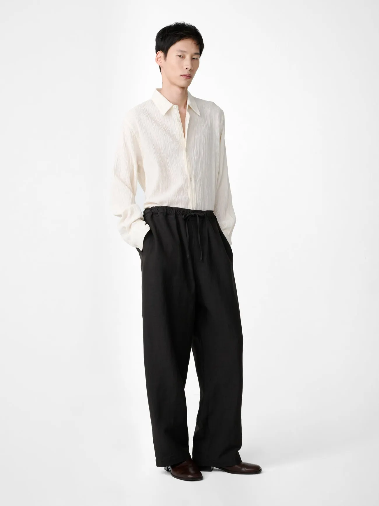 Sonny Pant in Coal sold by Studio Nicholson product image thumbnail 2