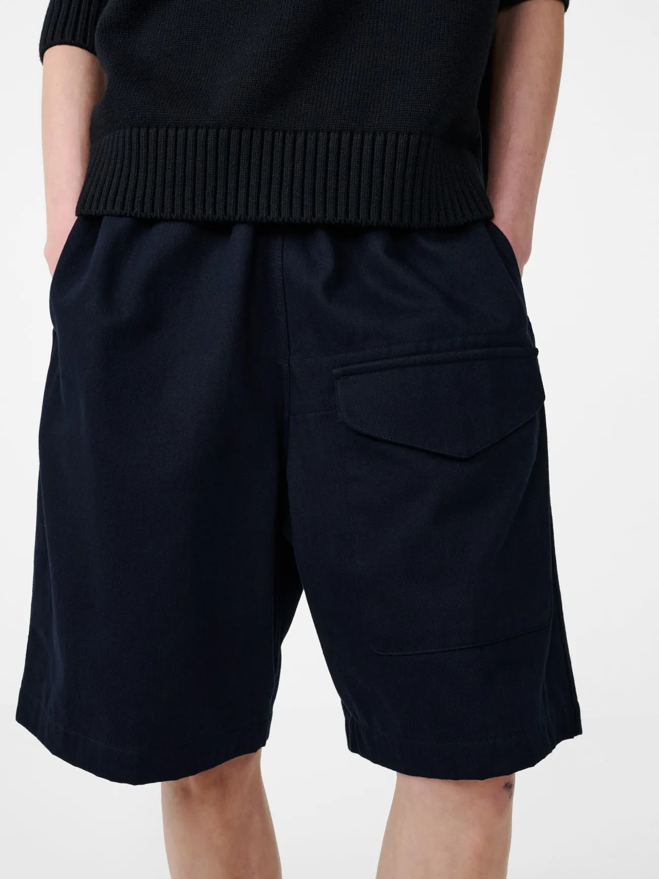 Ikaria Short in Indigo sold by Studio Nicholson product image thumbnail 5