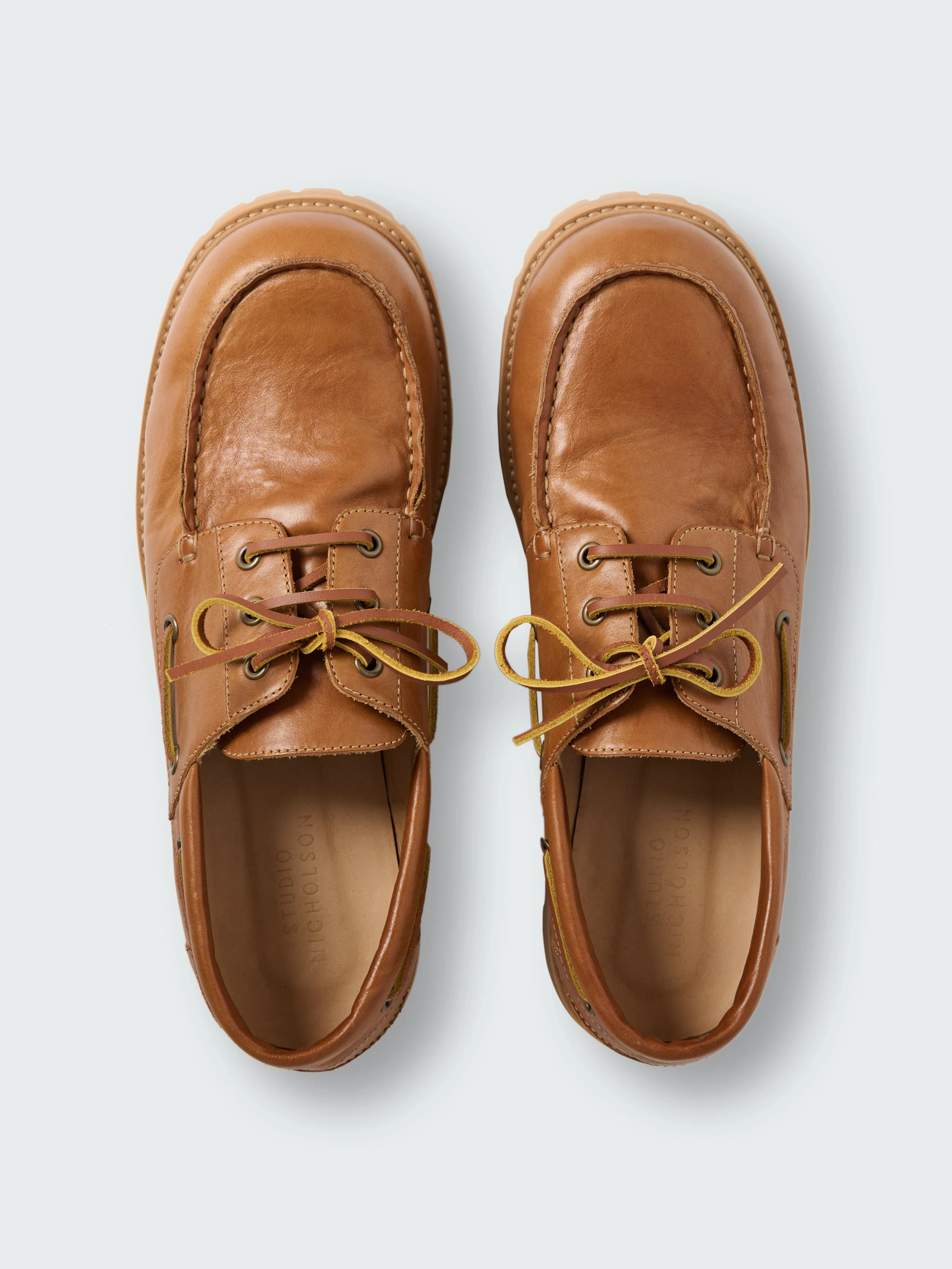 Guston Leather Shoe in Sand sold by Studio Nicholson product image thumbnail 3