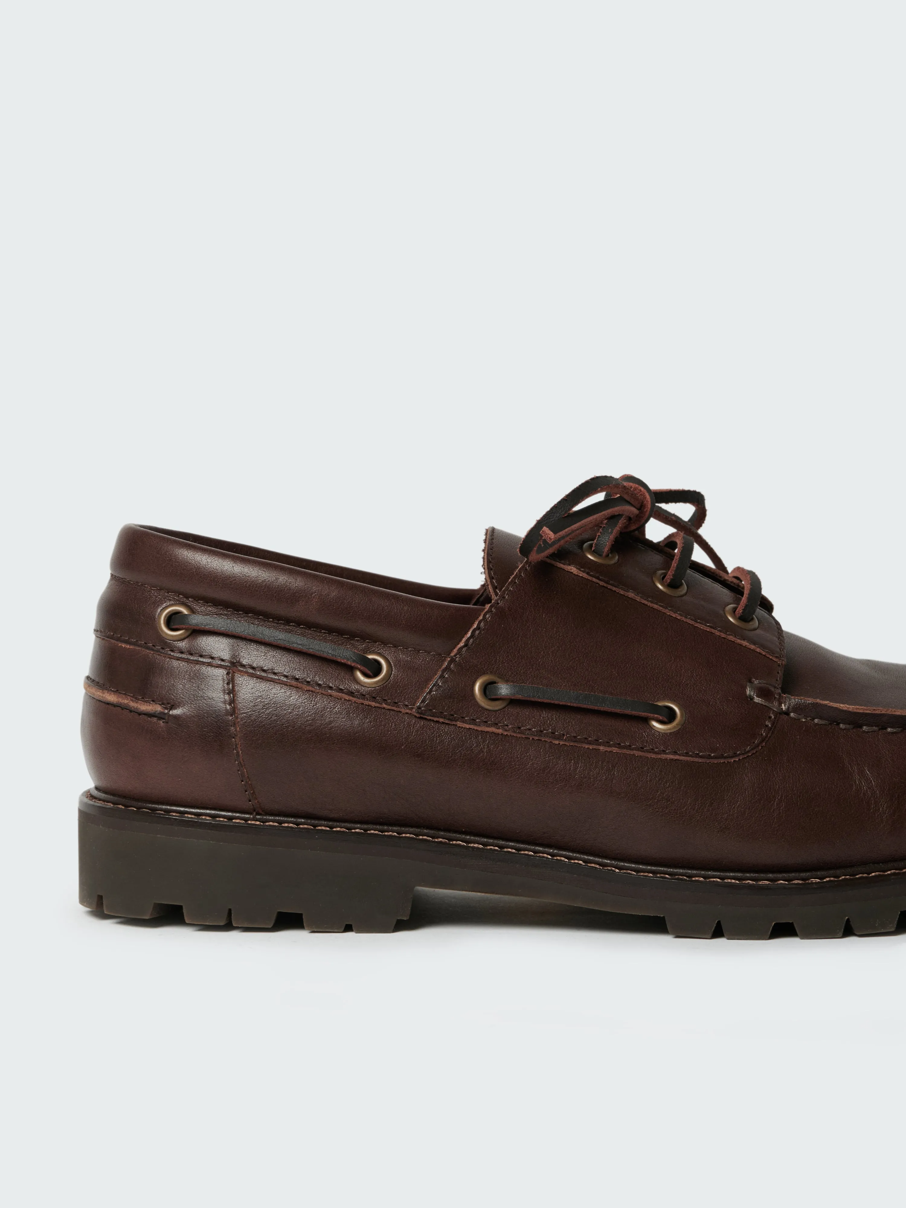 Guston Leather Shoe in Cocoa sold by Studio Nicholson product image thumbnail 5