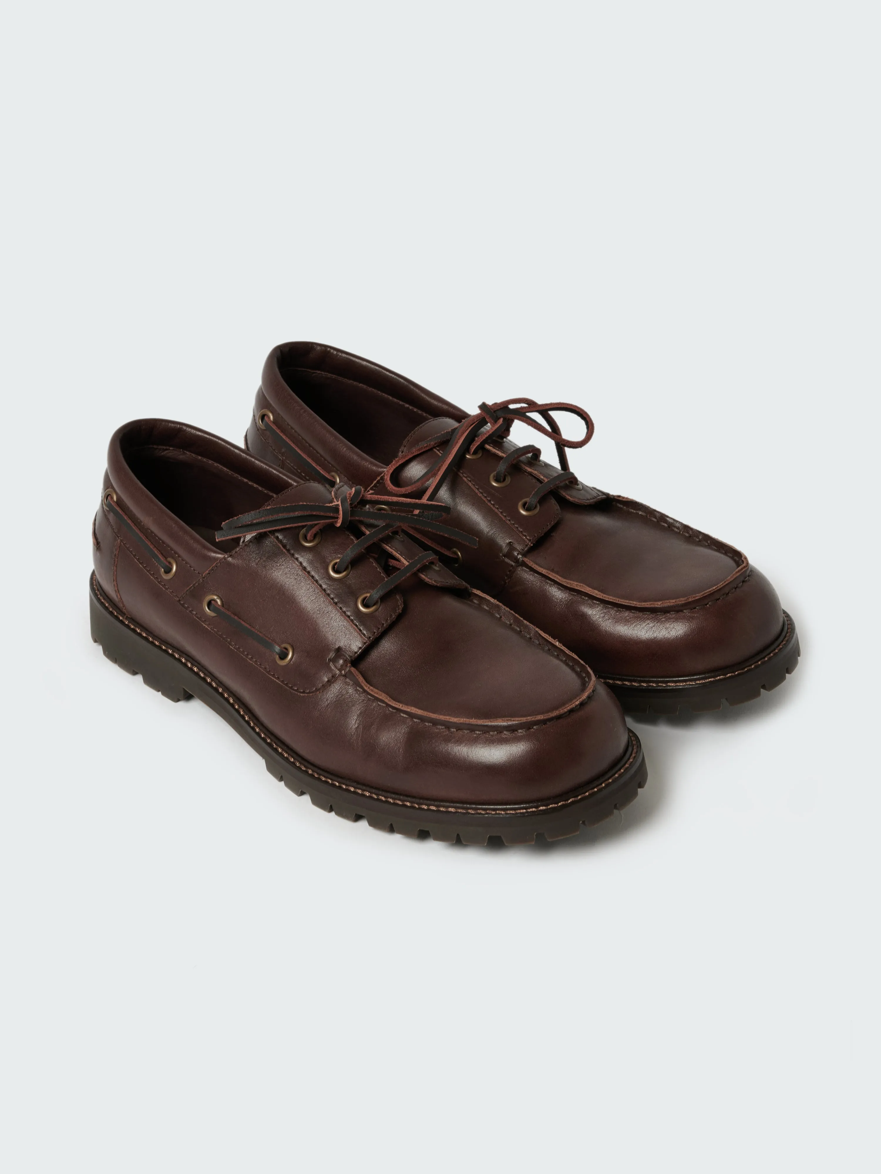 Guston Leather Shoe in Cocoa sold by Studio Nicholson product image thumbnail 4