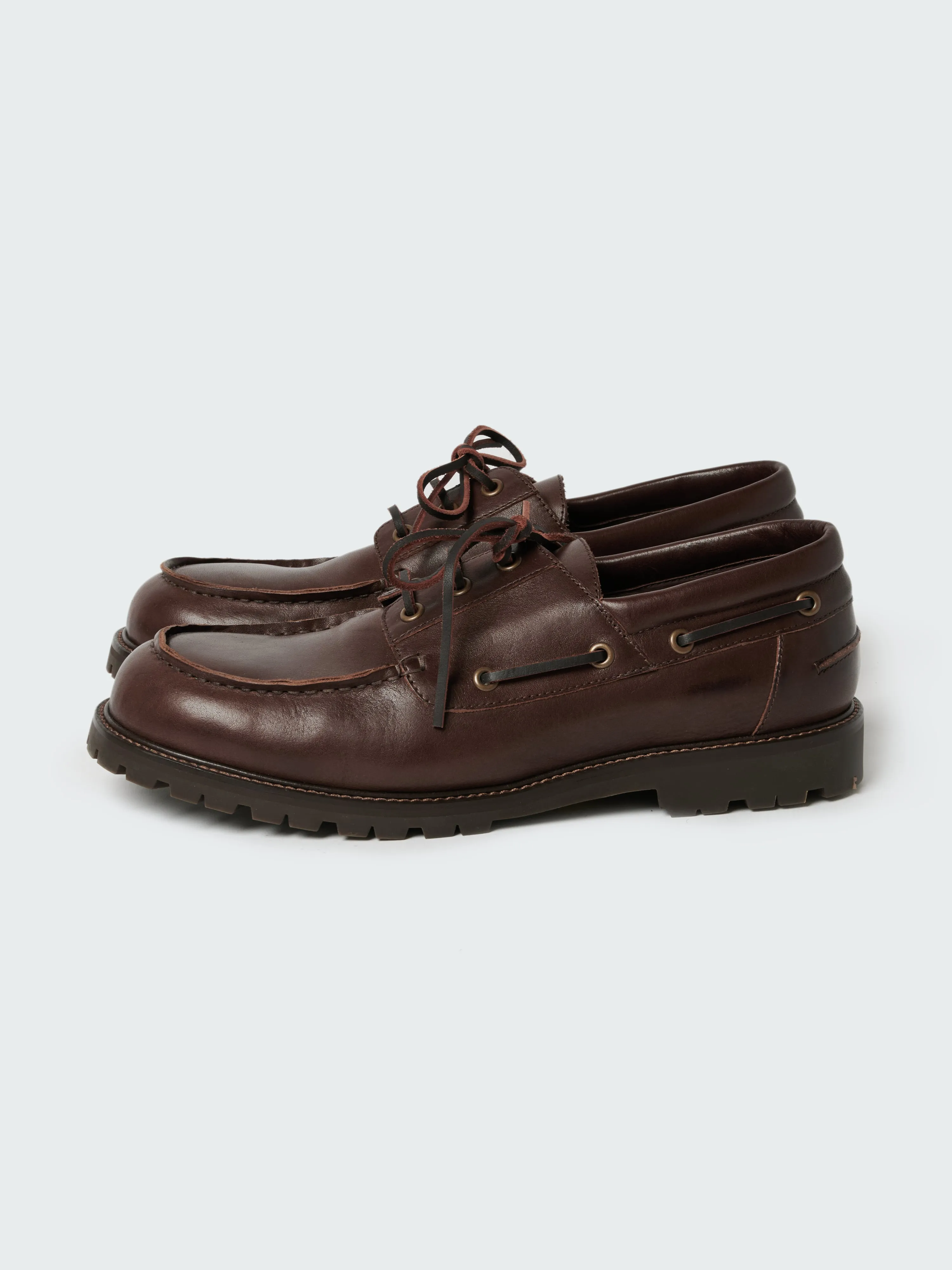 Guston Leather Shoe in Cocoa sold by Studio Nicholson product image thumbnail 2