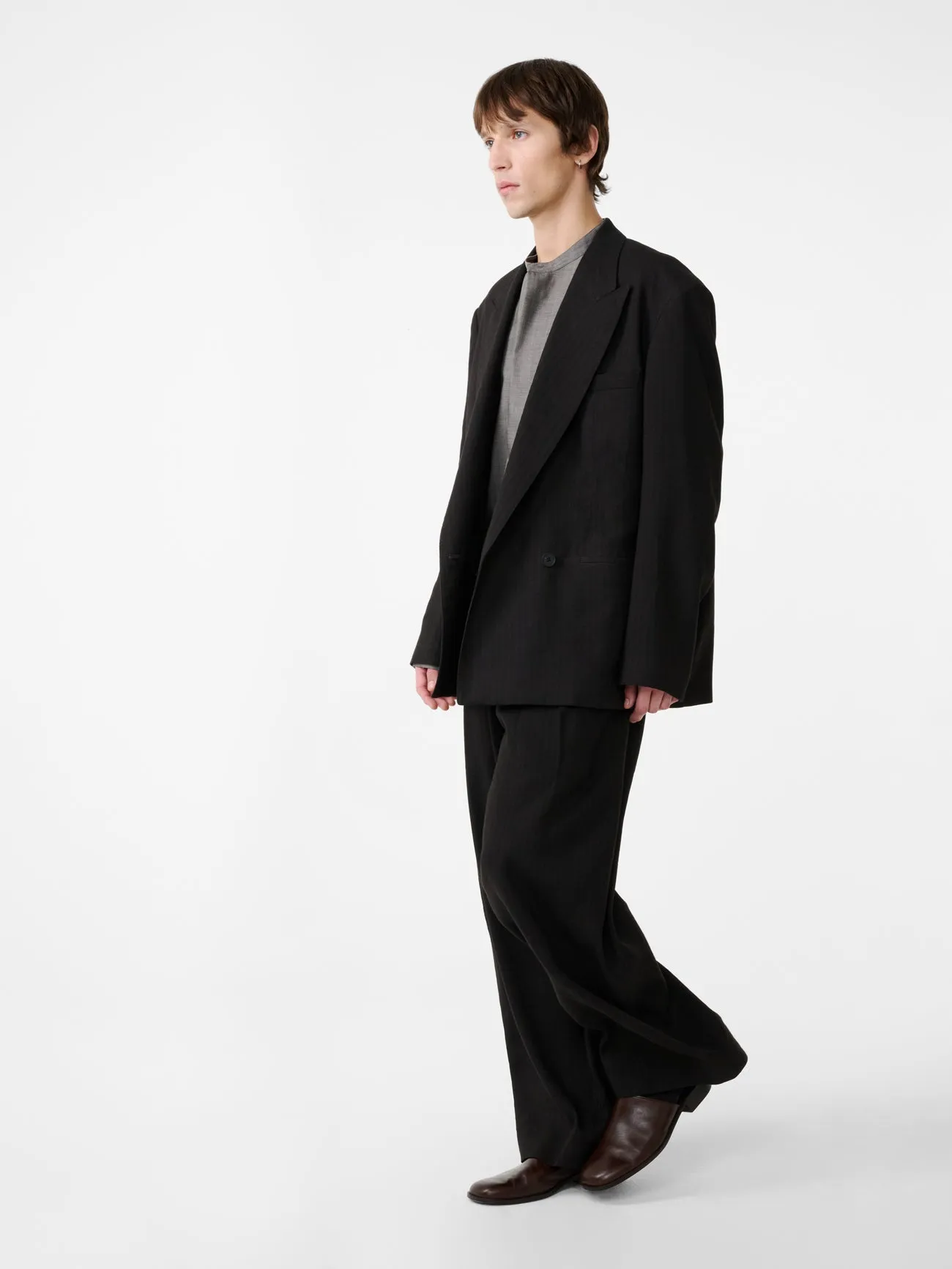 Daburu Jacket in Espresso sold by Studio Nicholson product image thumbnail 2