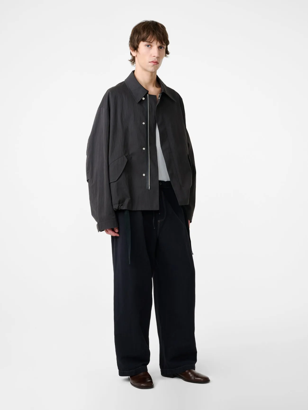 Comba Jacket in Coal sold by Studio Nicholson product image thumbnail 4