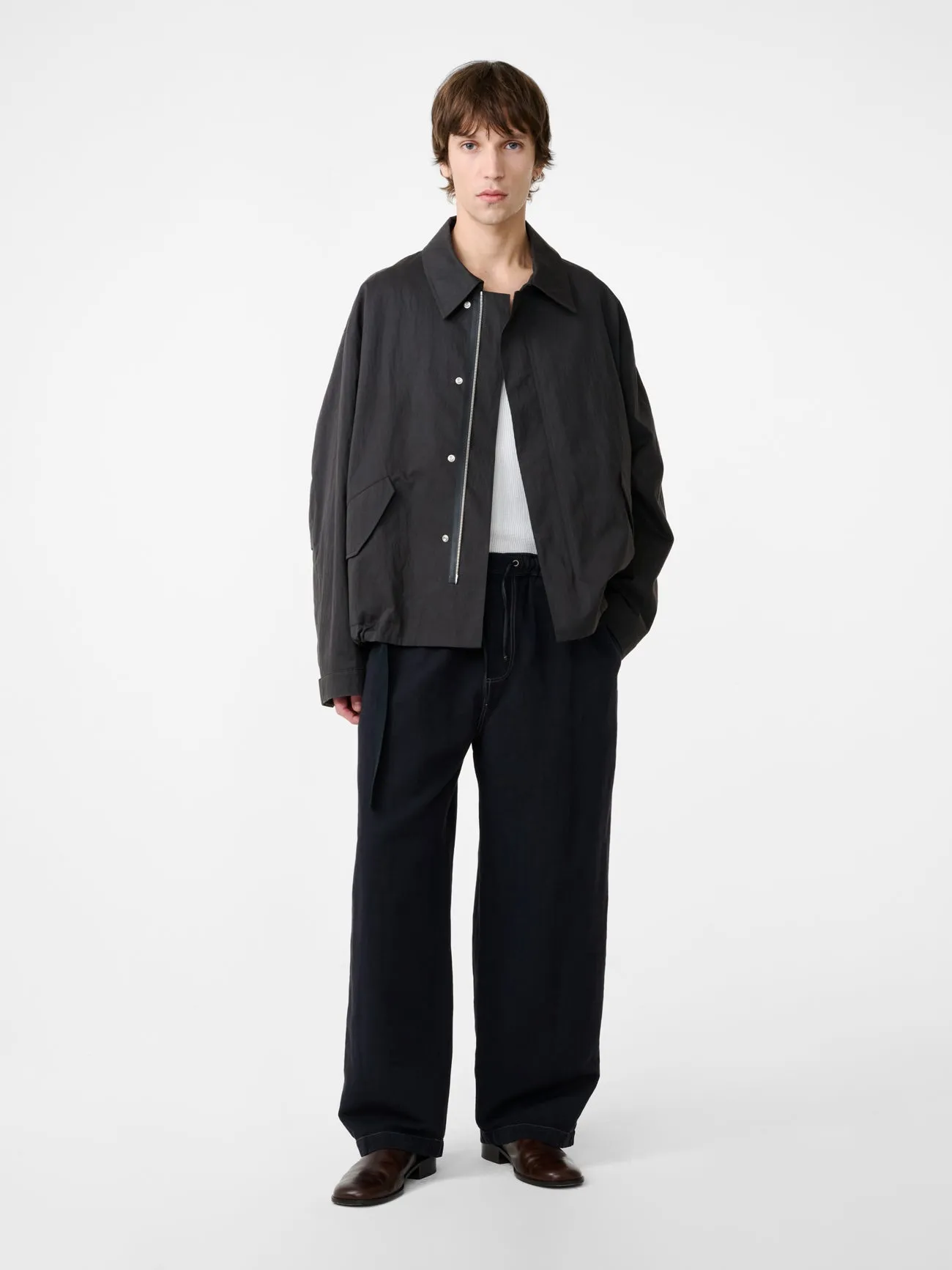 Comba Jacket in Coal sold by Studio Nicholson product image thumbnail 3