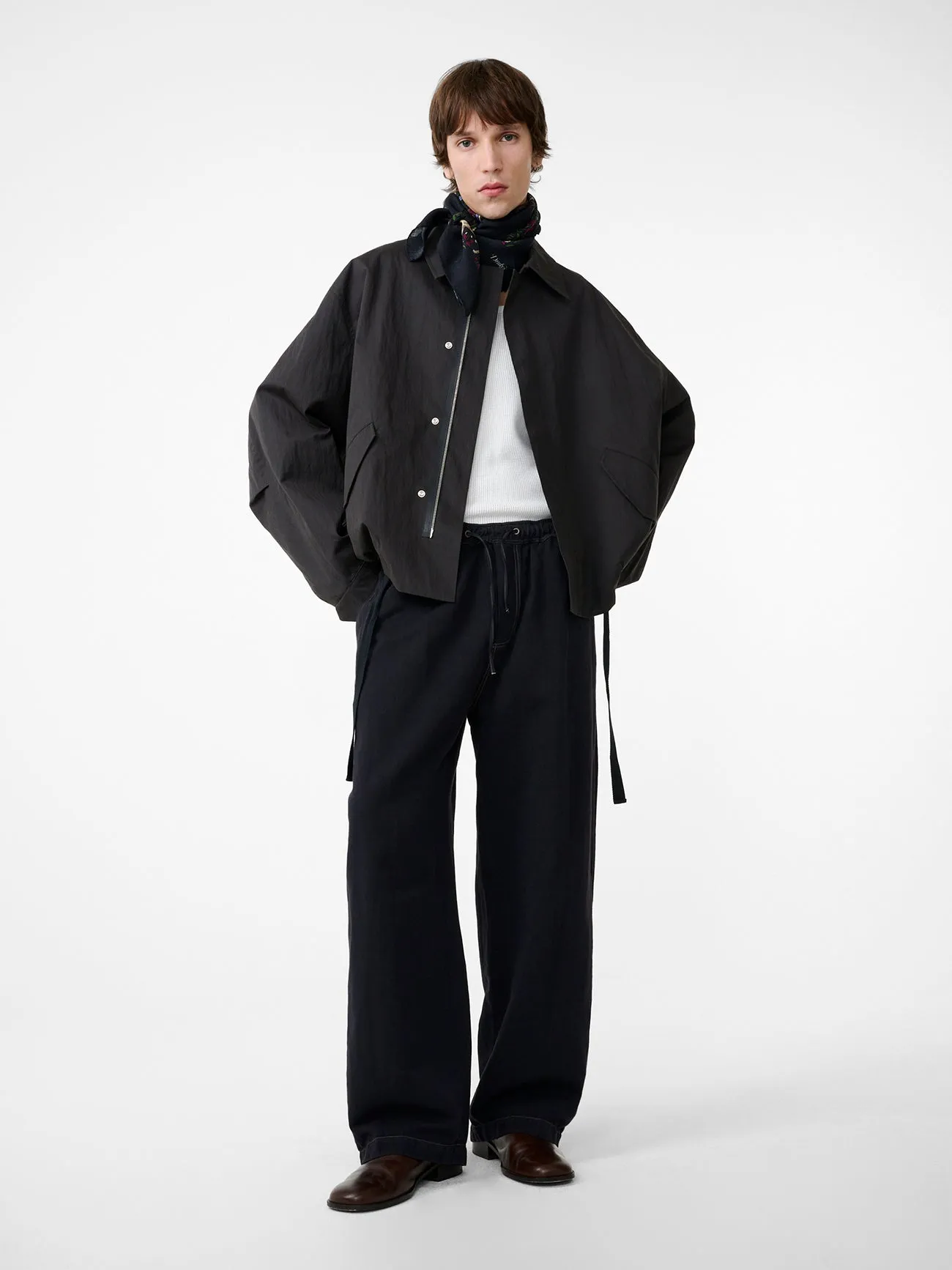 Comba Jacket in Coal sold by Studio Nicholson