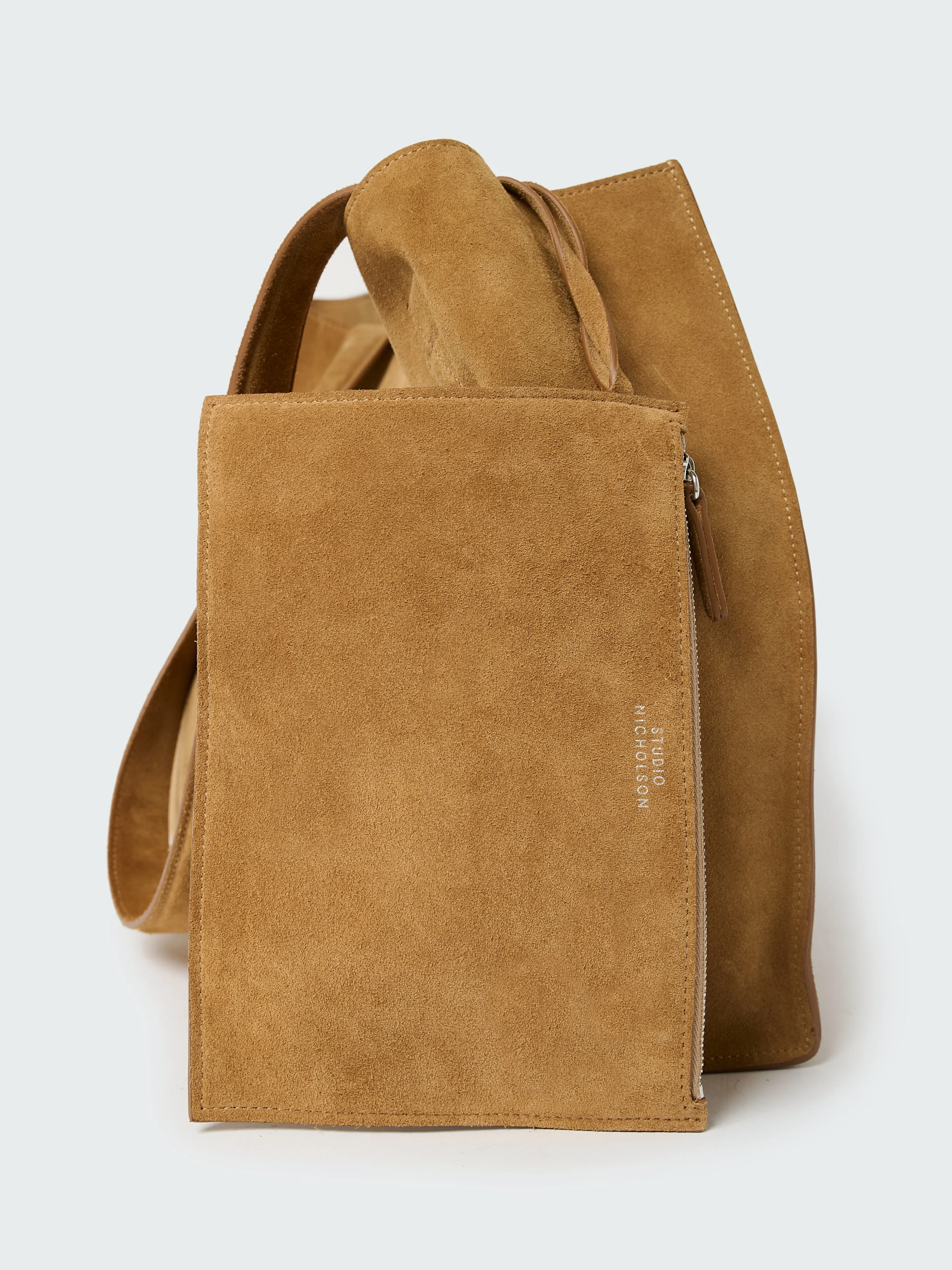 Doublet Suede Bag in Sand sold by Studio Nicholson product image thumbnail 4