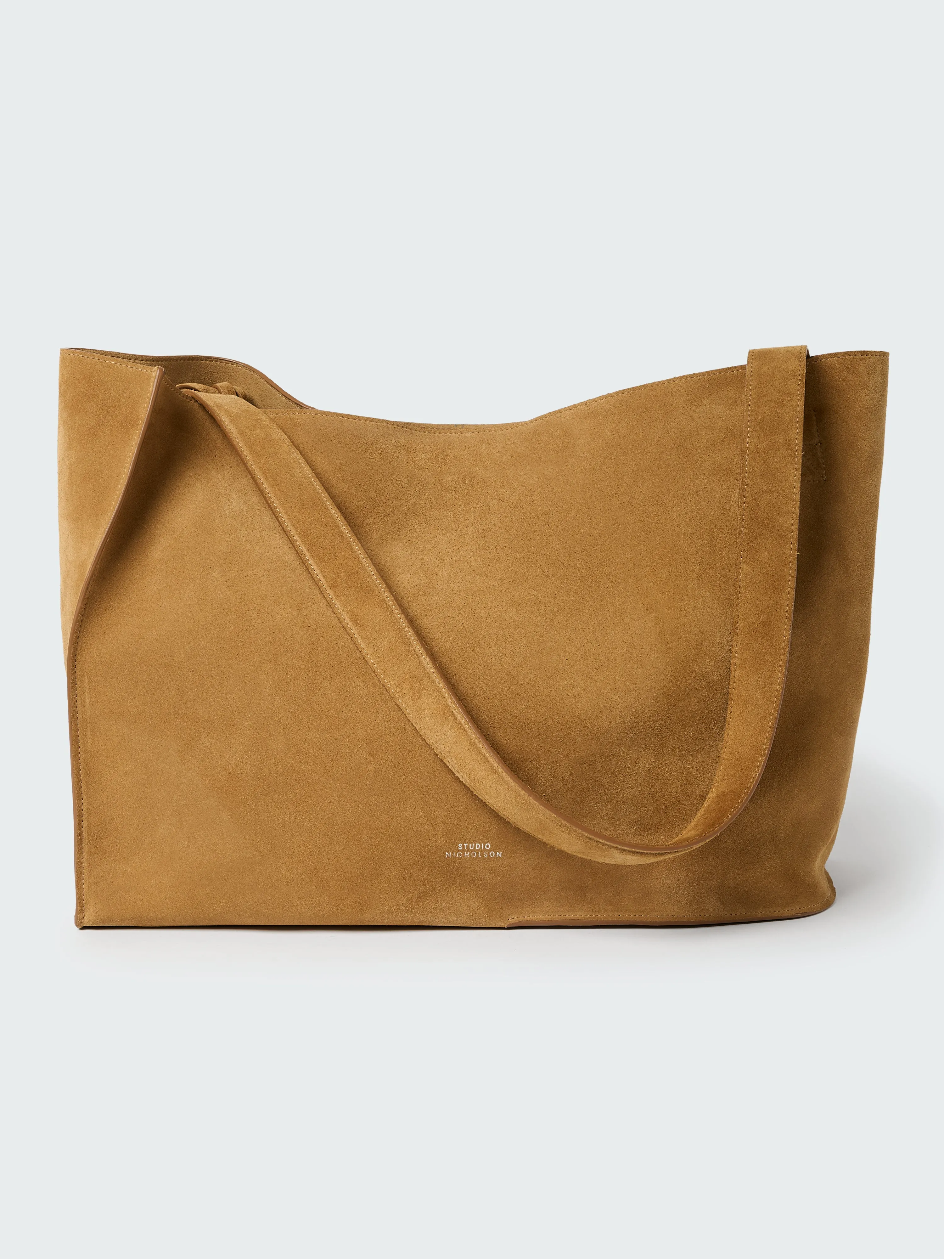 Doublet Suede Bag in Sand sold by Studio Nicholson
