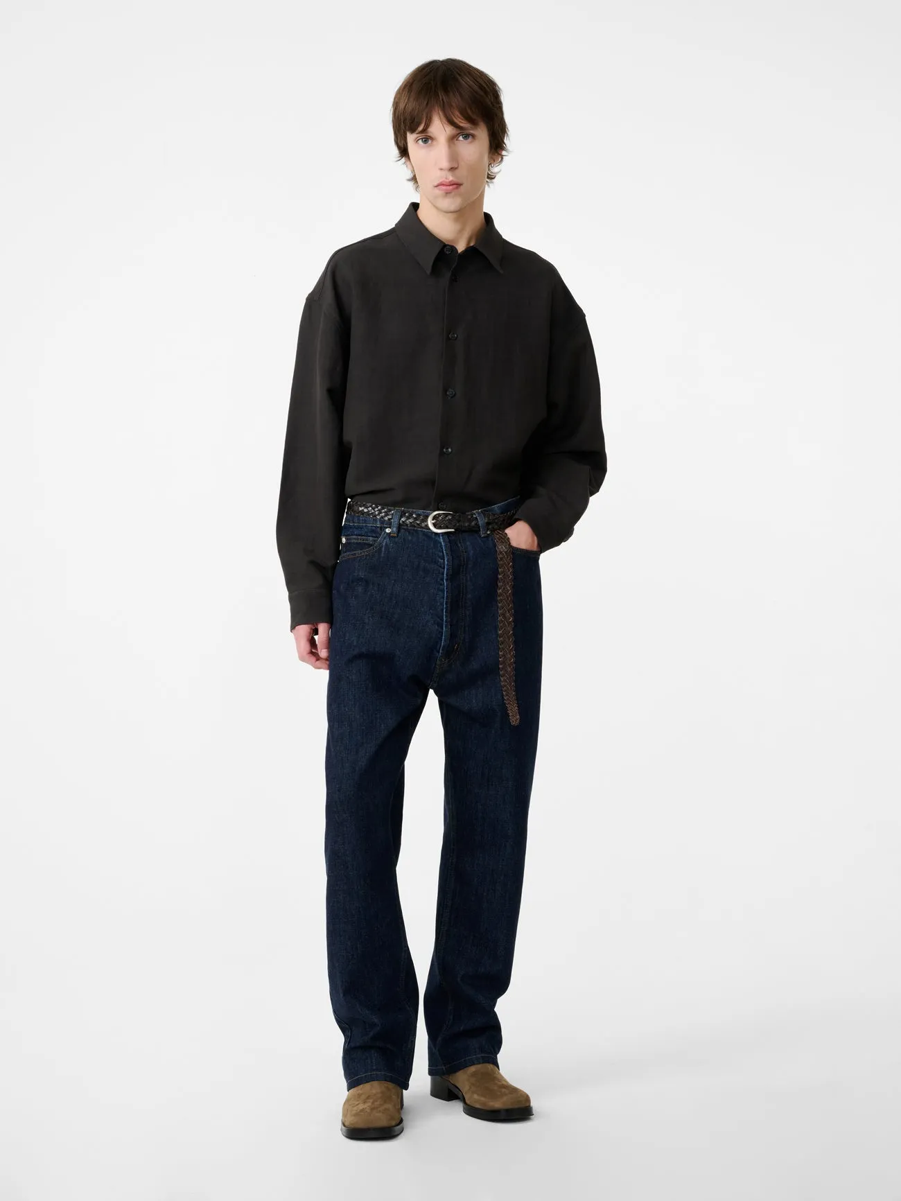 Nostra Shirt in Coal sold by Studio Nicholson product image thumbnail 3