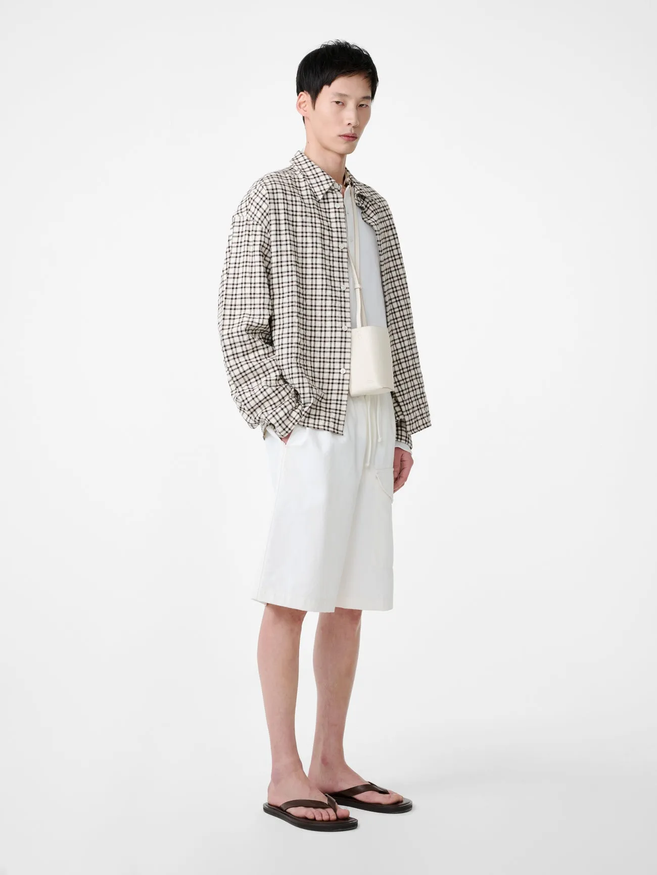 Ikaria Short in Salt sold by Studio Nicholson product image thumbnail 4