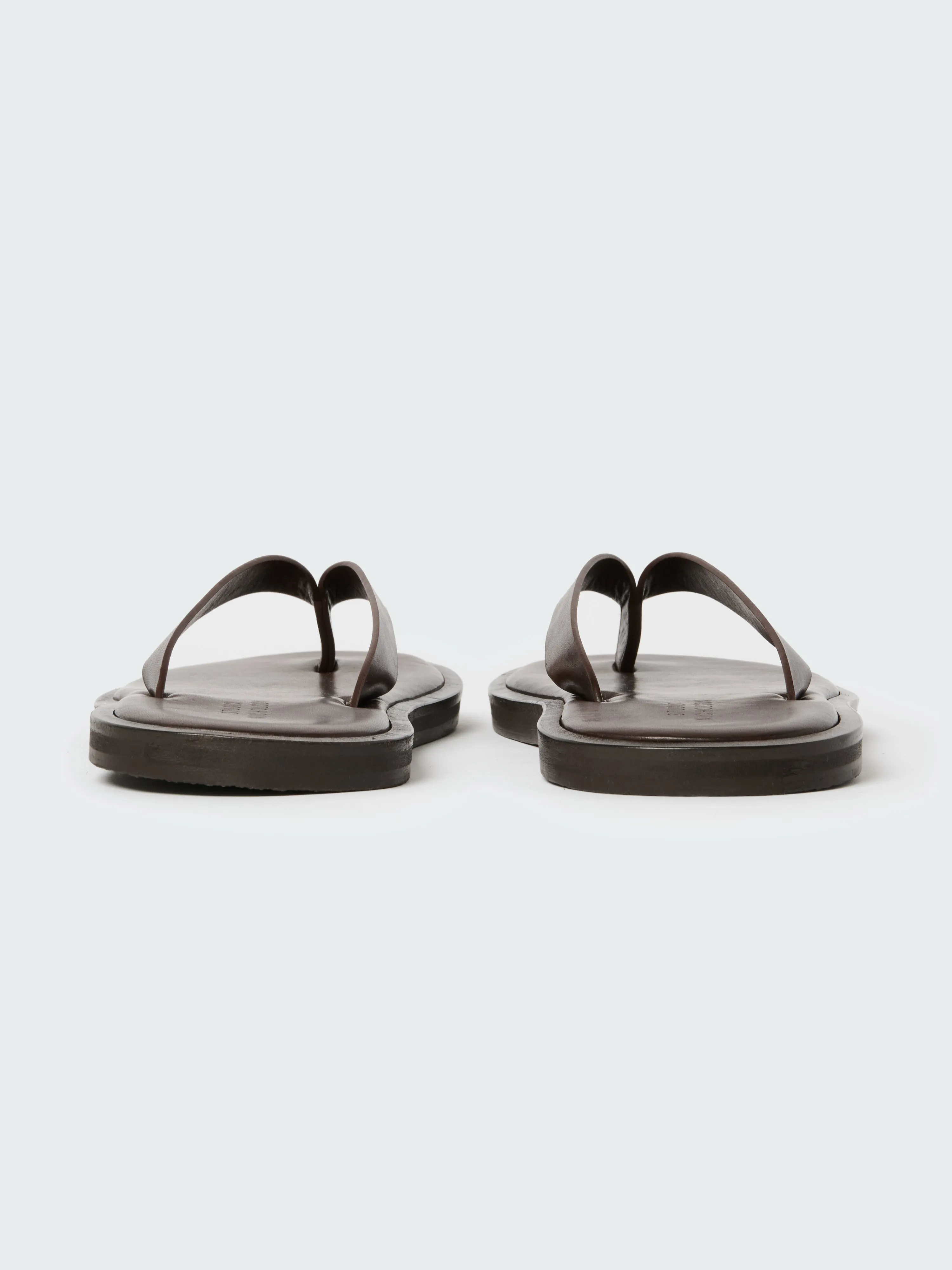Men's Curren Leather Sandal in Cocoa sold by Studio Nicholson product image thumbnail 3