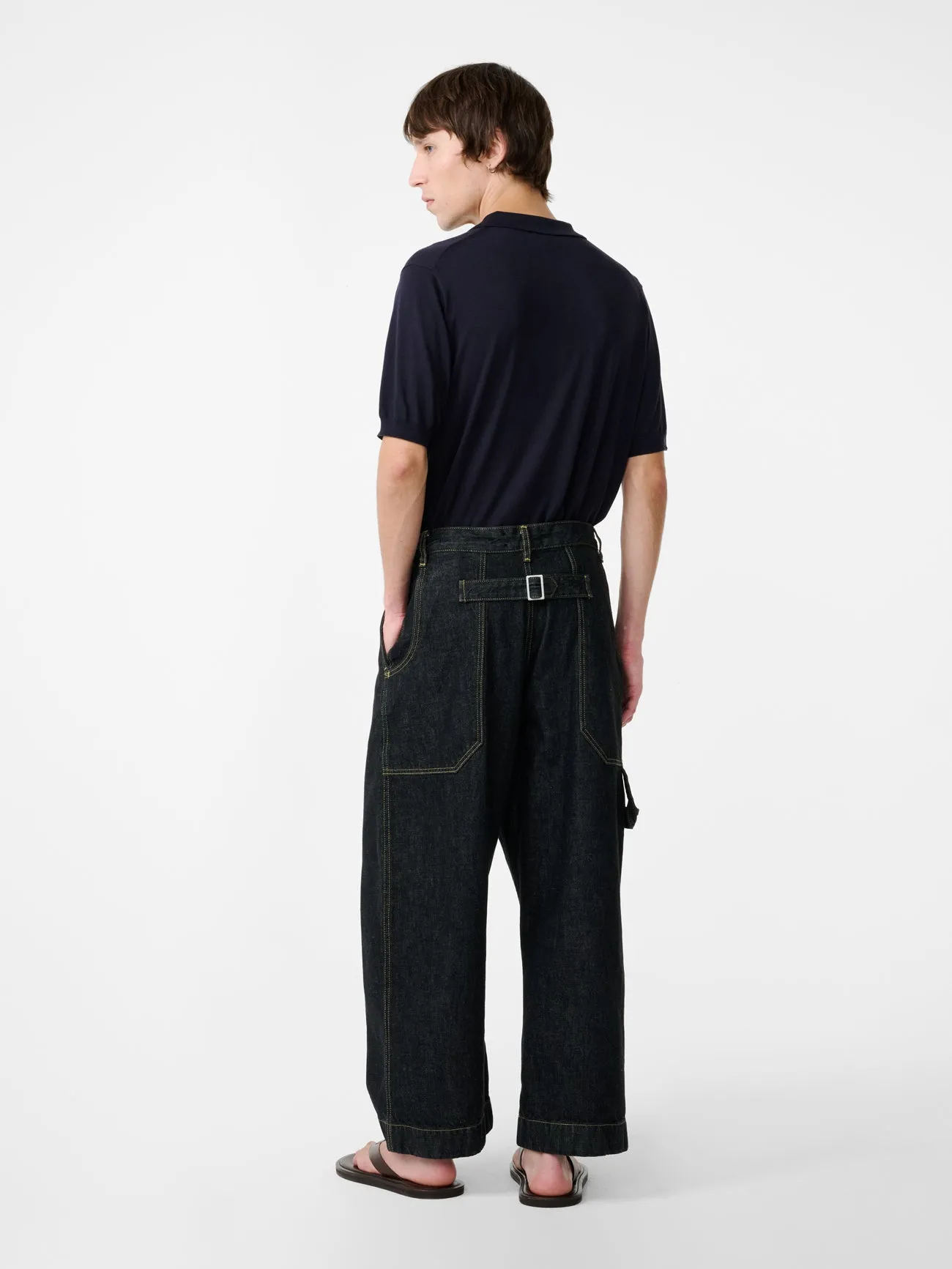 Arieta Knit in Dark Navy sold by Studio Nicholson product image thumbnail 4