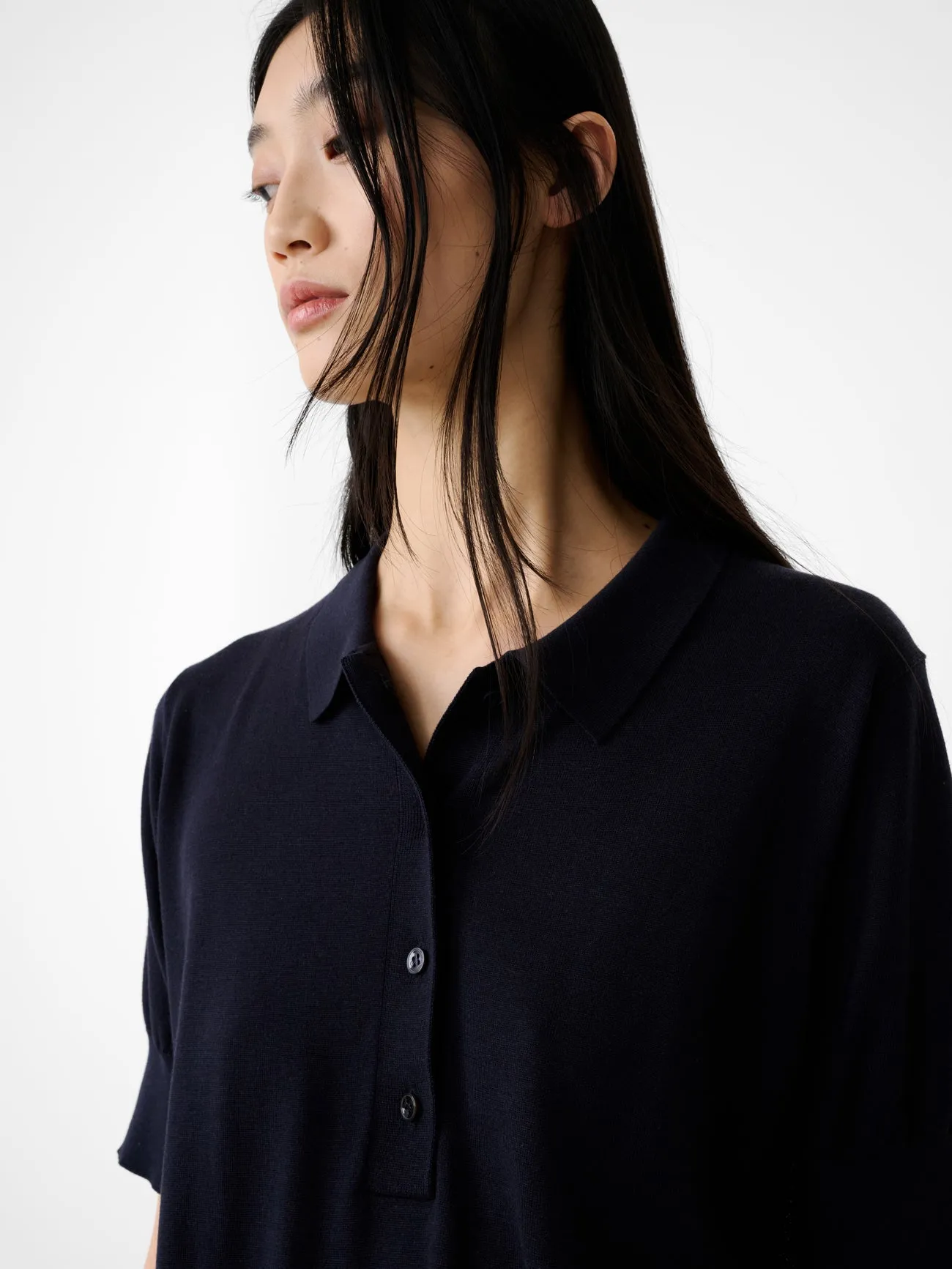 Tolsa Knit In Dark Navy sold by Studio Nicholson product image thumbnail 4