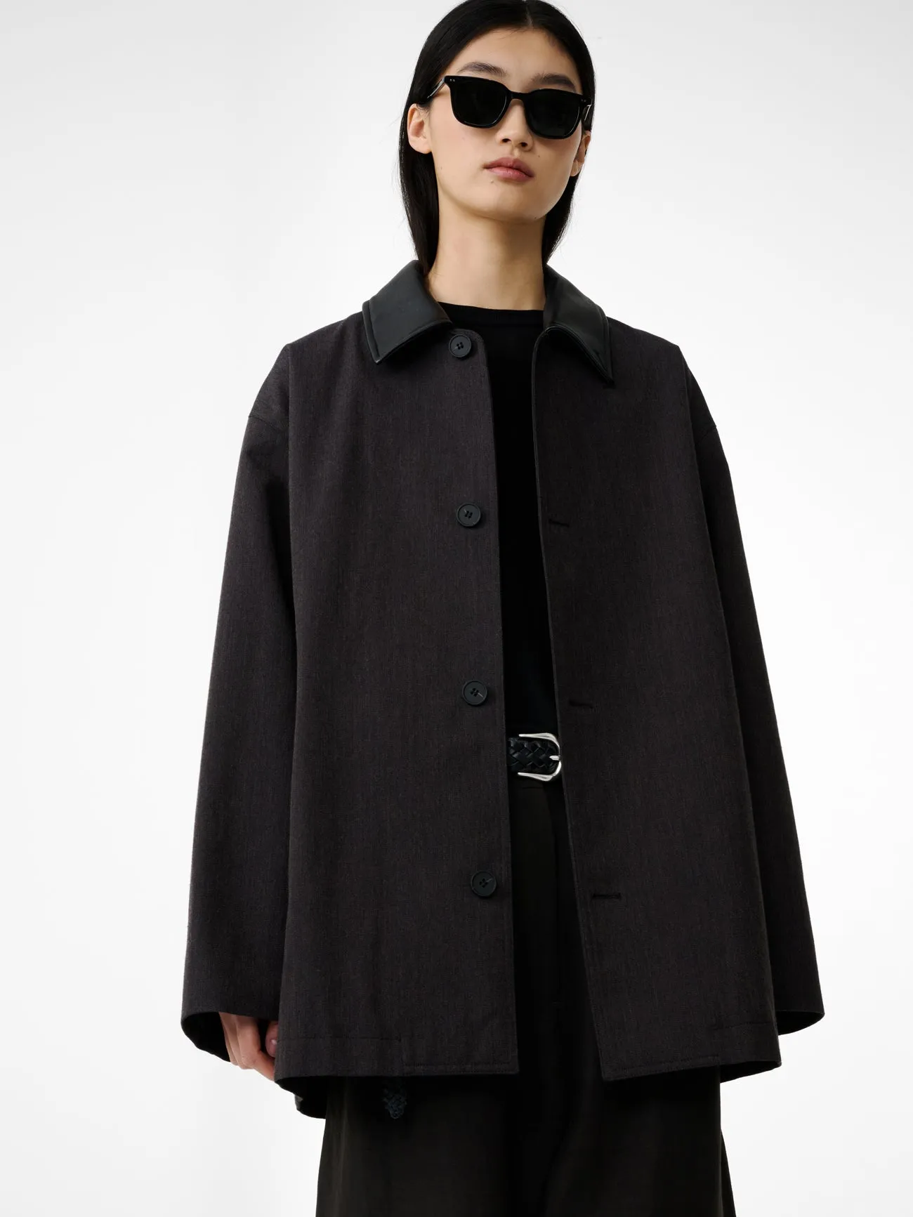 Meter Jacket in Brown Marl sold by Studio Nicholson product image thumbnail 2