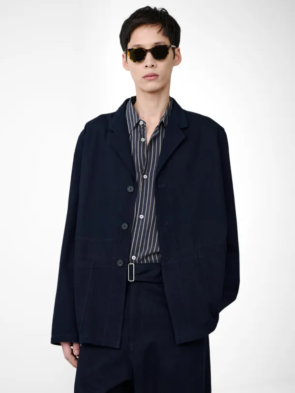 Marne Jacket in Indigo made by Studio Nicholson