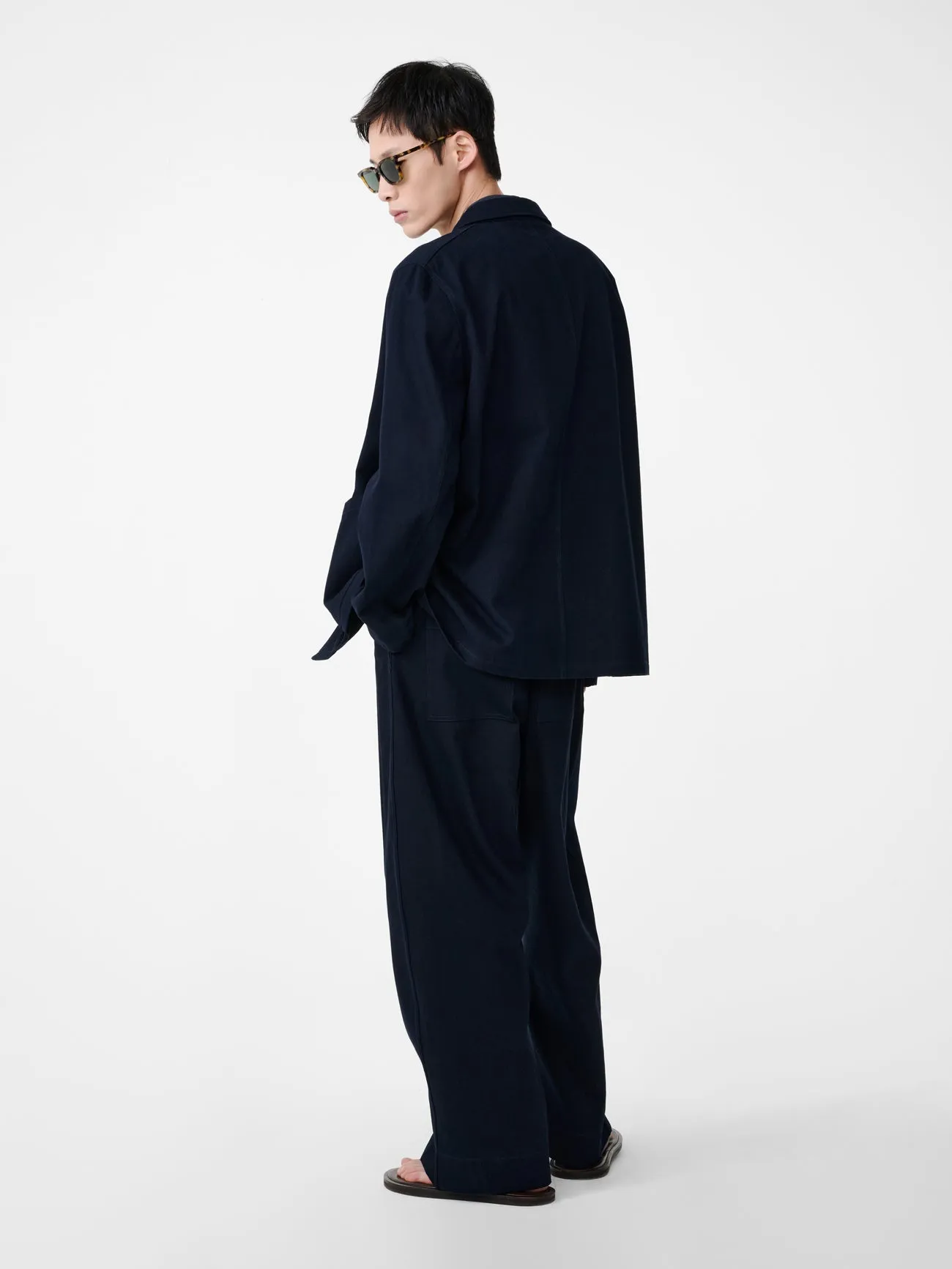 Marne Jacket in Indigo sold by Studio Nicholson product image thumbnail 4