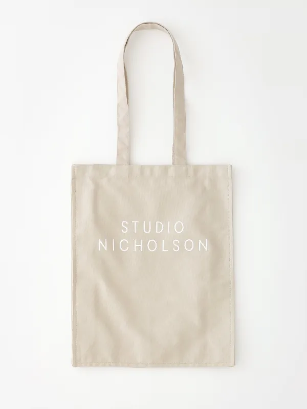 Studio Nicholson Small Tote Bag in Dove made by Studio Nicholson