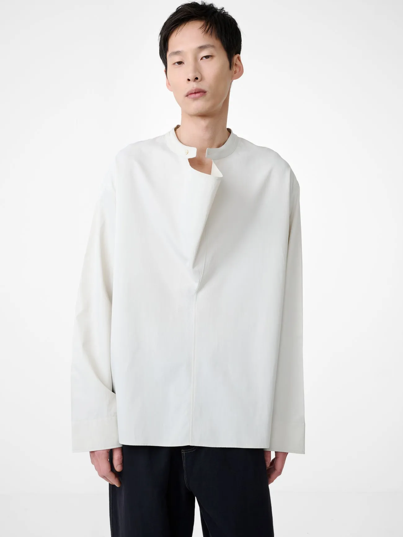 Solis Shirt in Bone sold by Studio Nicholson product image thumbnail 2