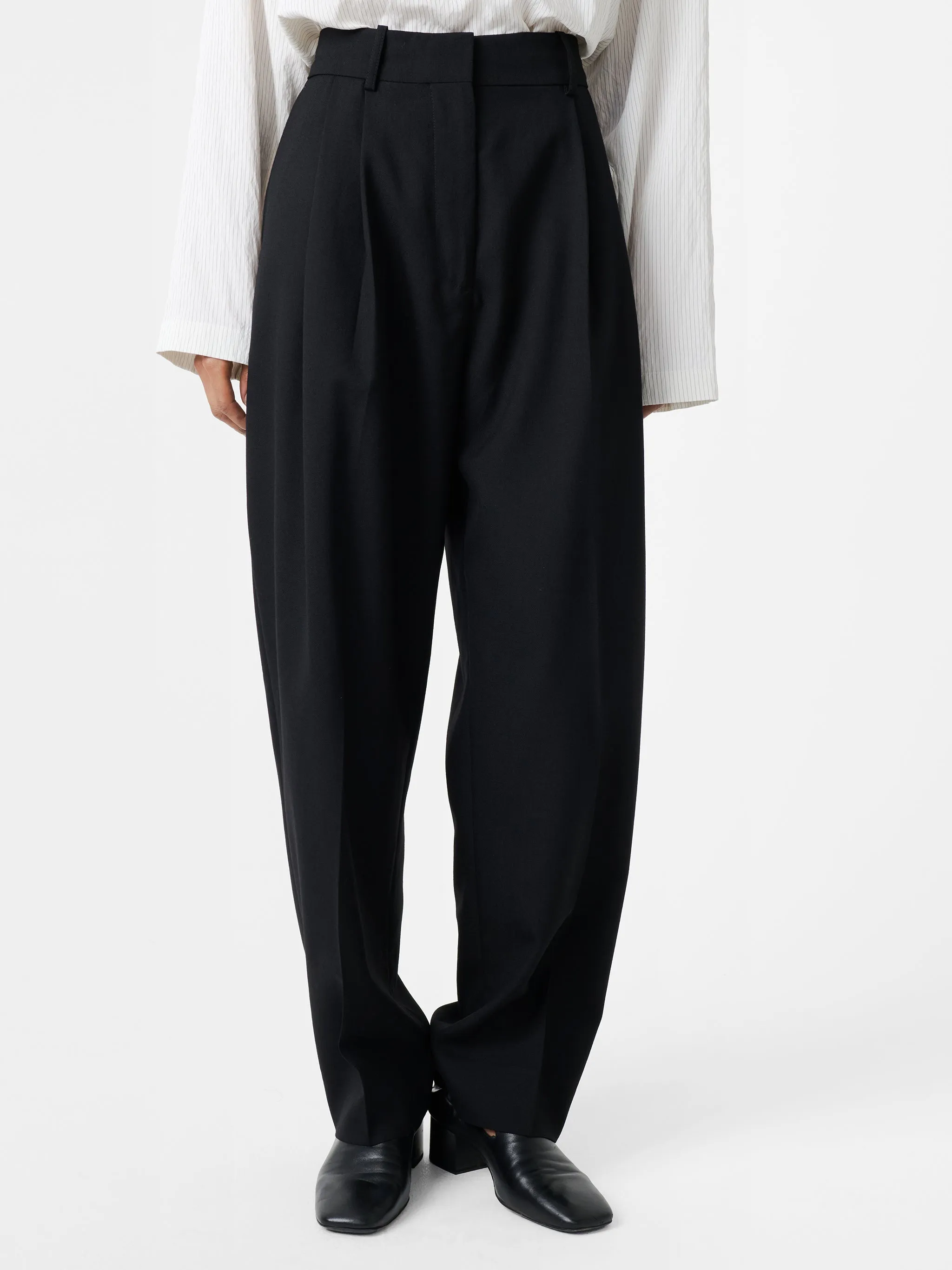 Sperro wool Pant in Black sold by Studio Nicholson product image thumbnail 4