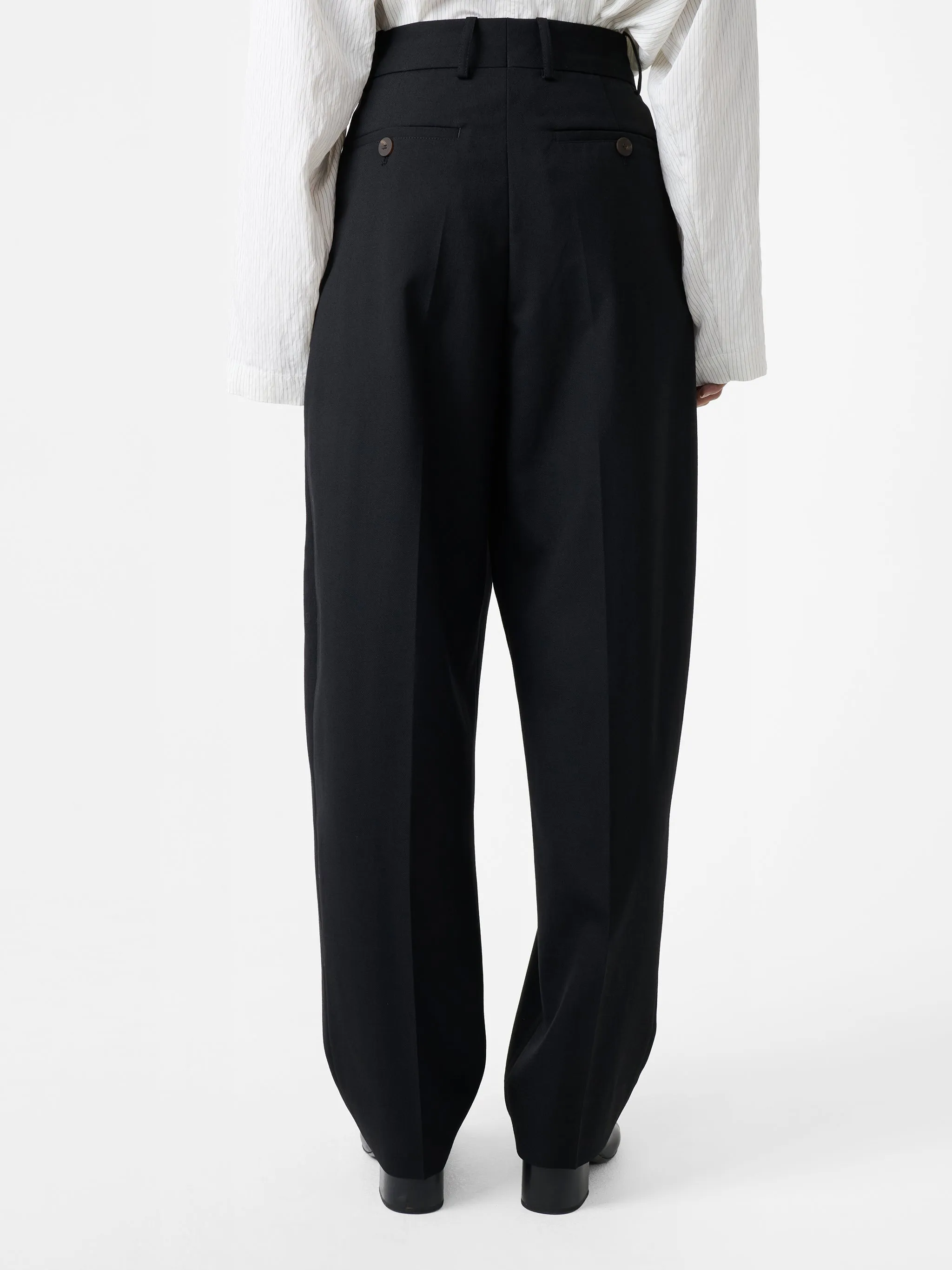 Sperro wool Pant in Black sold by Studio Nicholson product image thumbnail 5