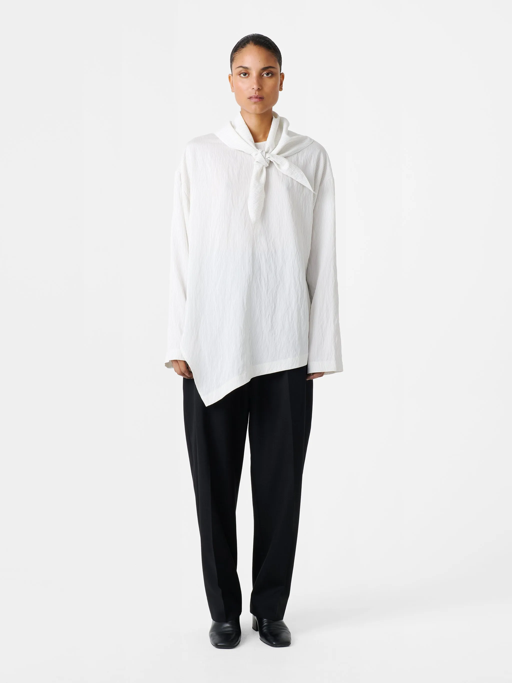 Sperro wool Pant in Black sold by Studio Nicholson