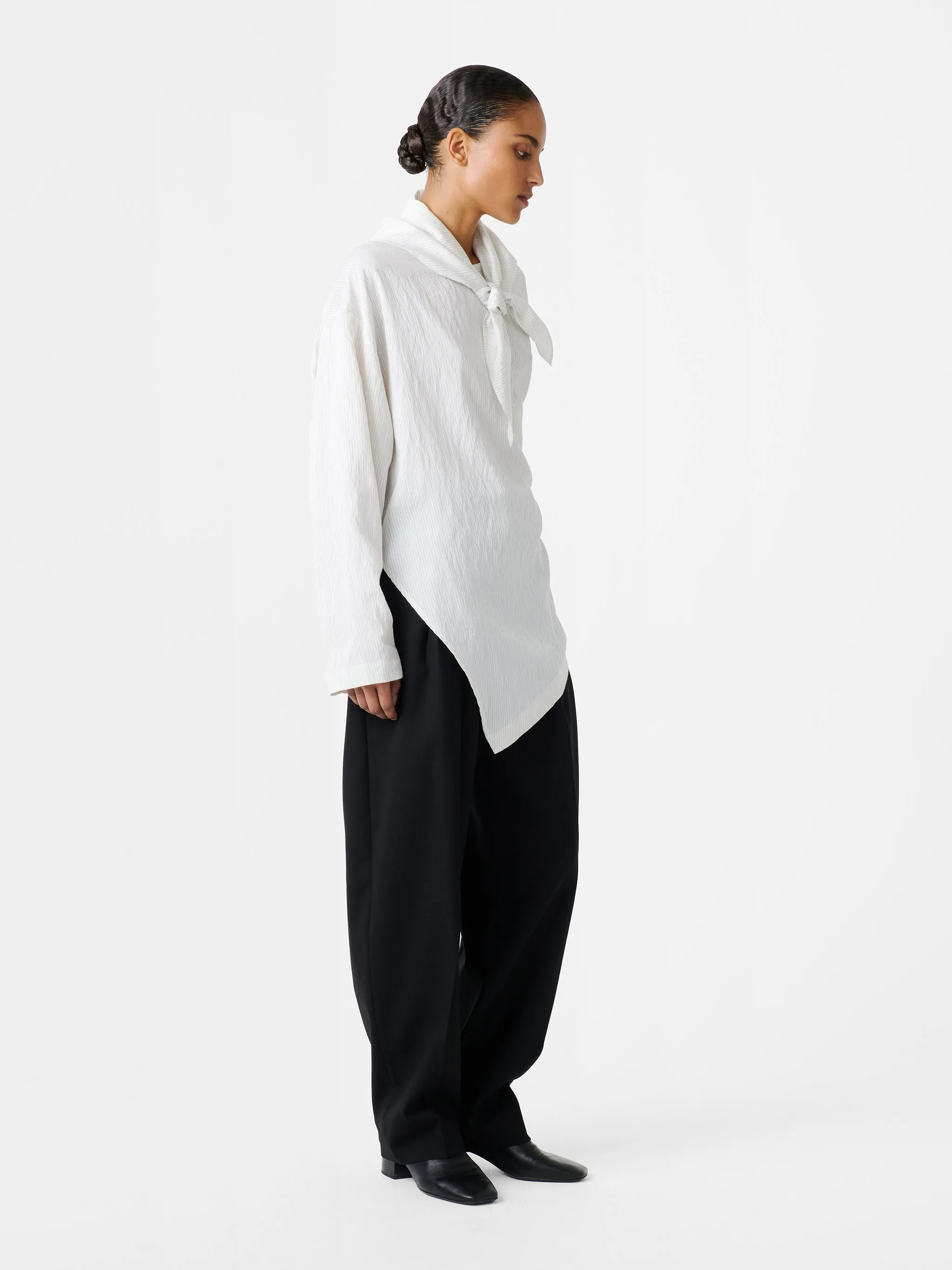 Sperro wool Pant in Black sold by Studio Nicholson product image thumbnail 3