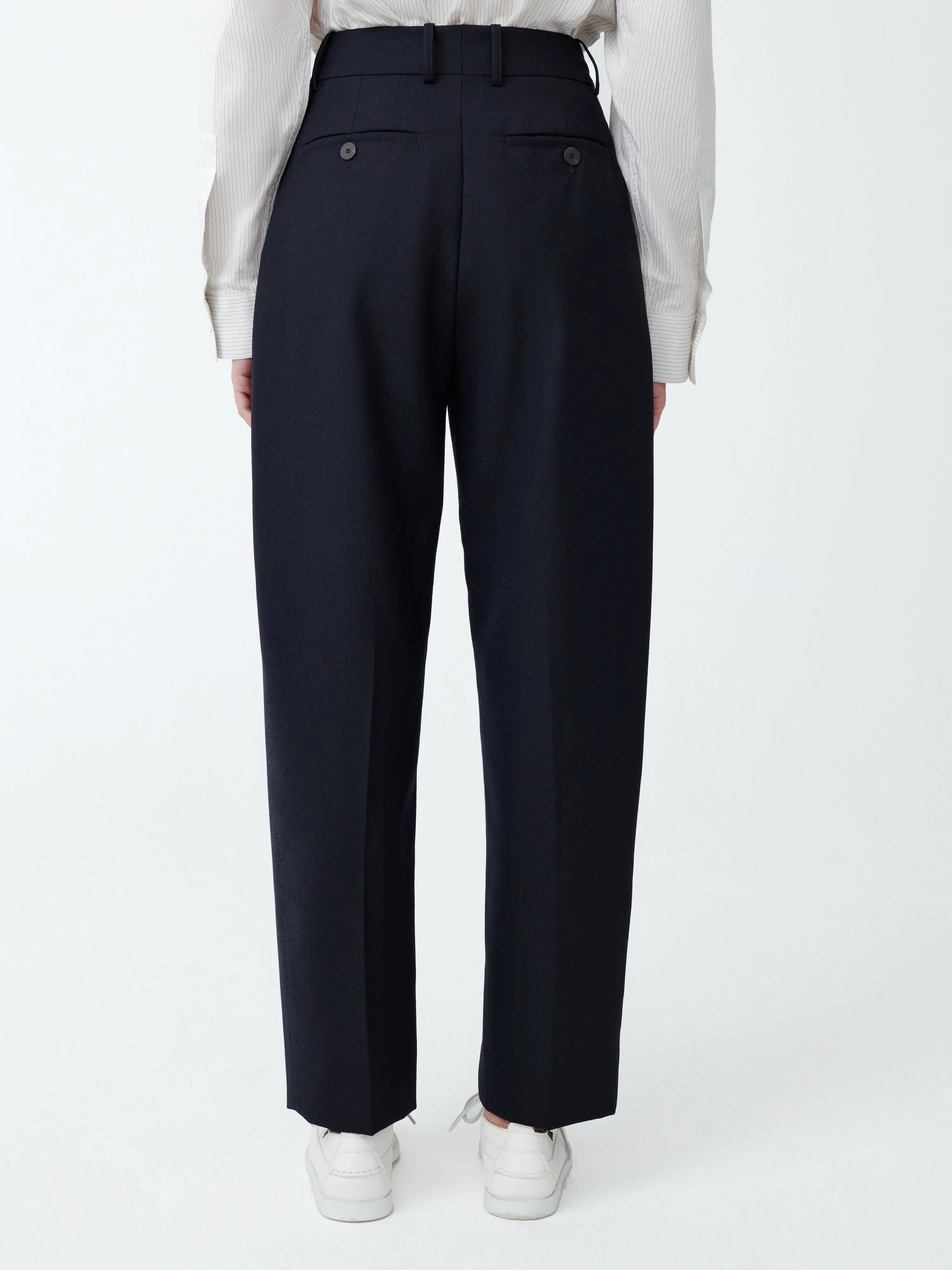 Sperro Tropical Wool Pant in Darkest Navy sold by Studio Nicholson product image thumbnail 4