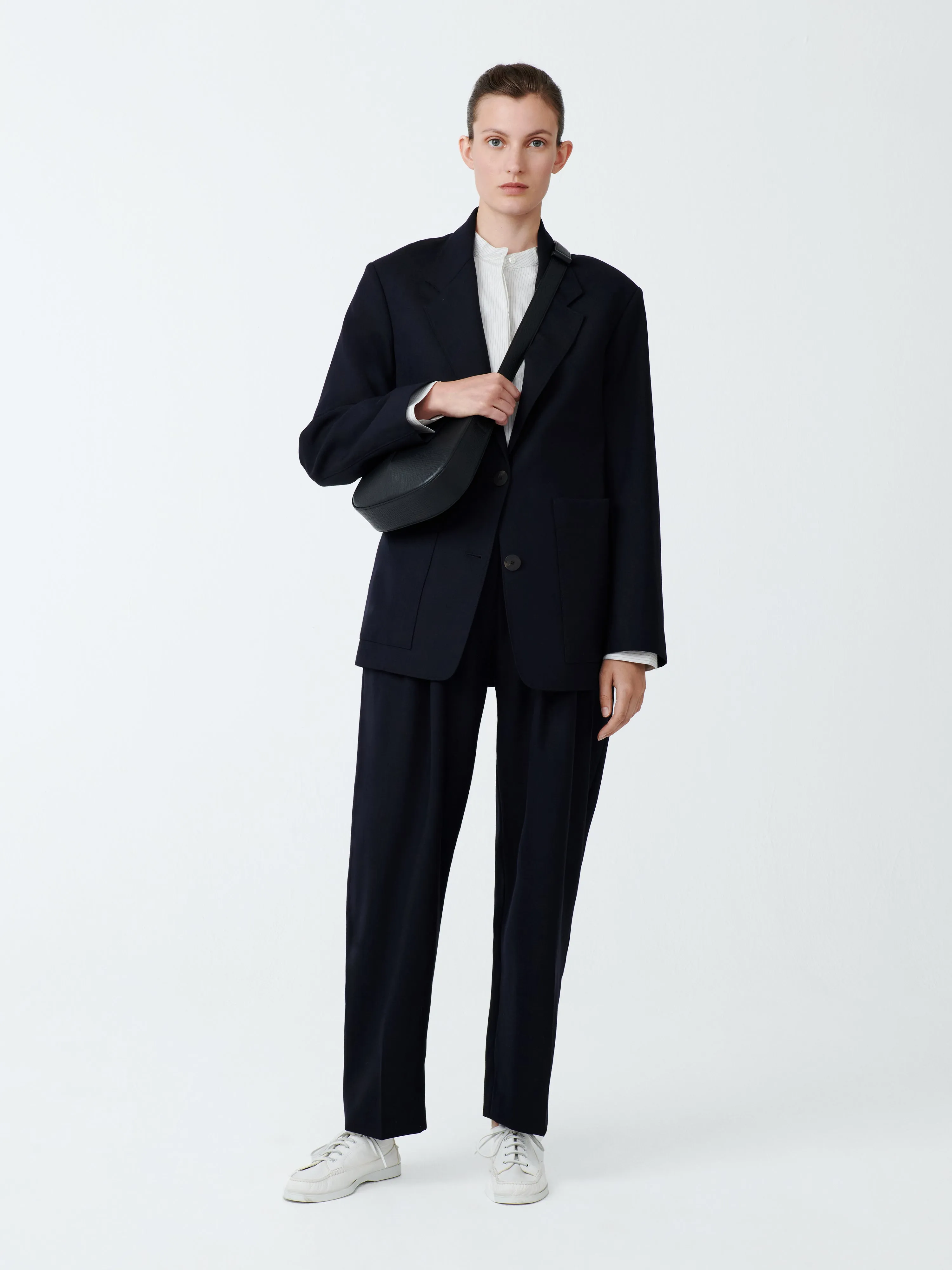 Sperro Tropical Wool Pant in Darkest Navy sold by Studio Nicholson product image thumbnail 2