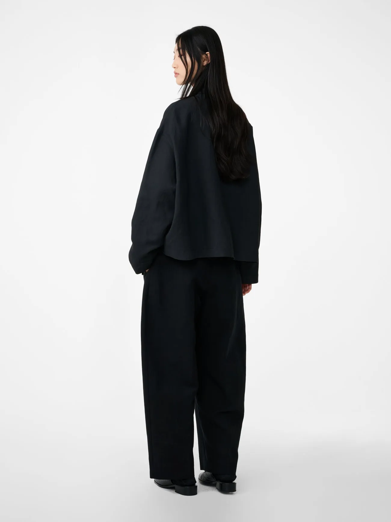 Minos Pant in Black sold by Studio Nicholson product image thumbnail 3