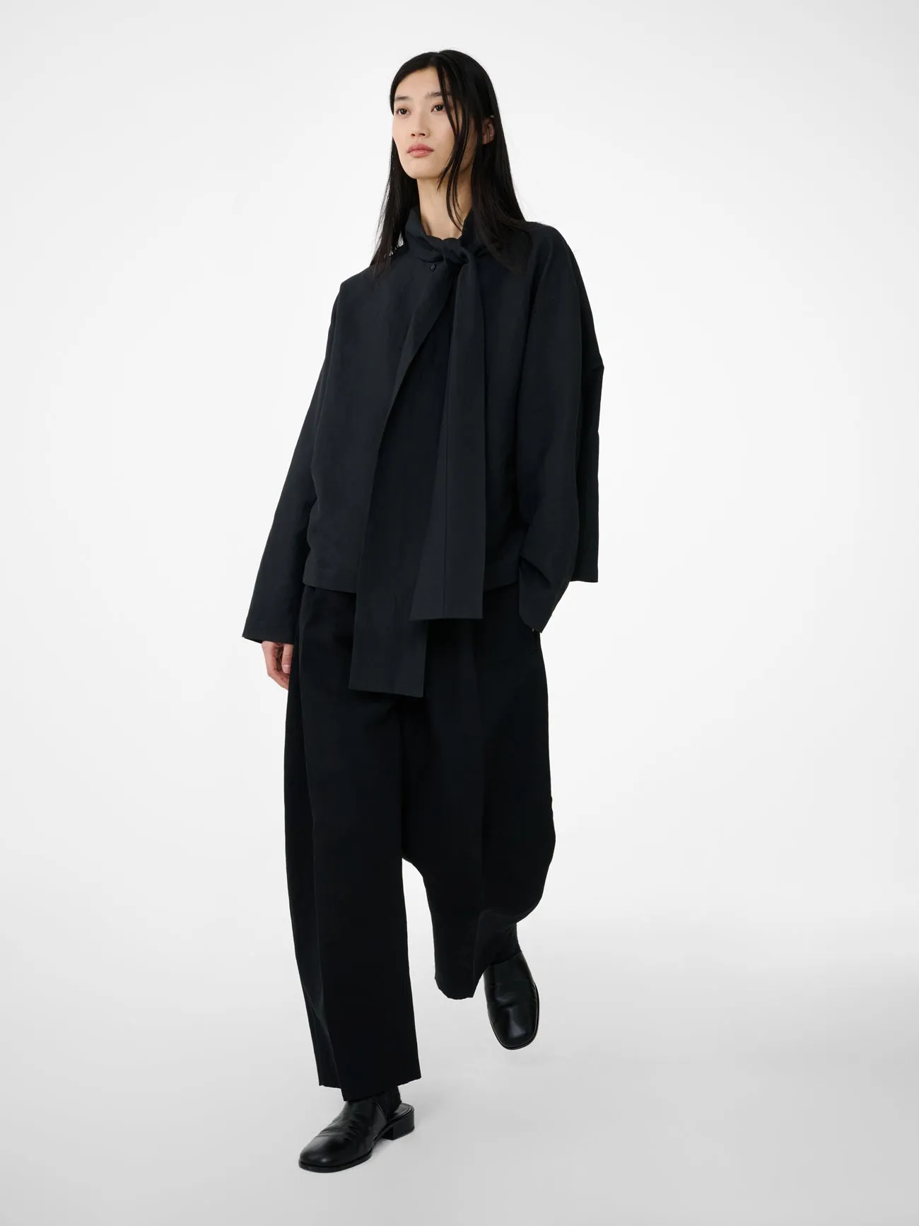 Minos Pant in Black sold by Studio Nicholson product image thumbnail 2
