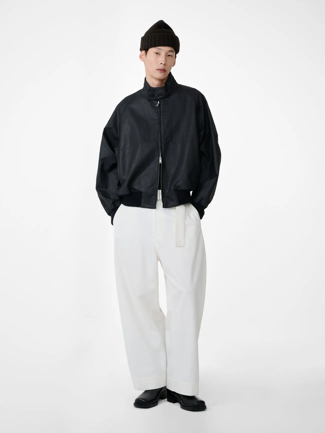 Barr Pant in Salt sold by Studio Nicholson