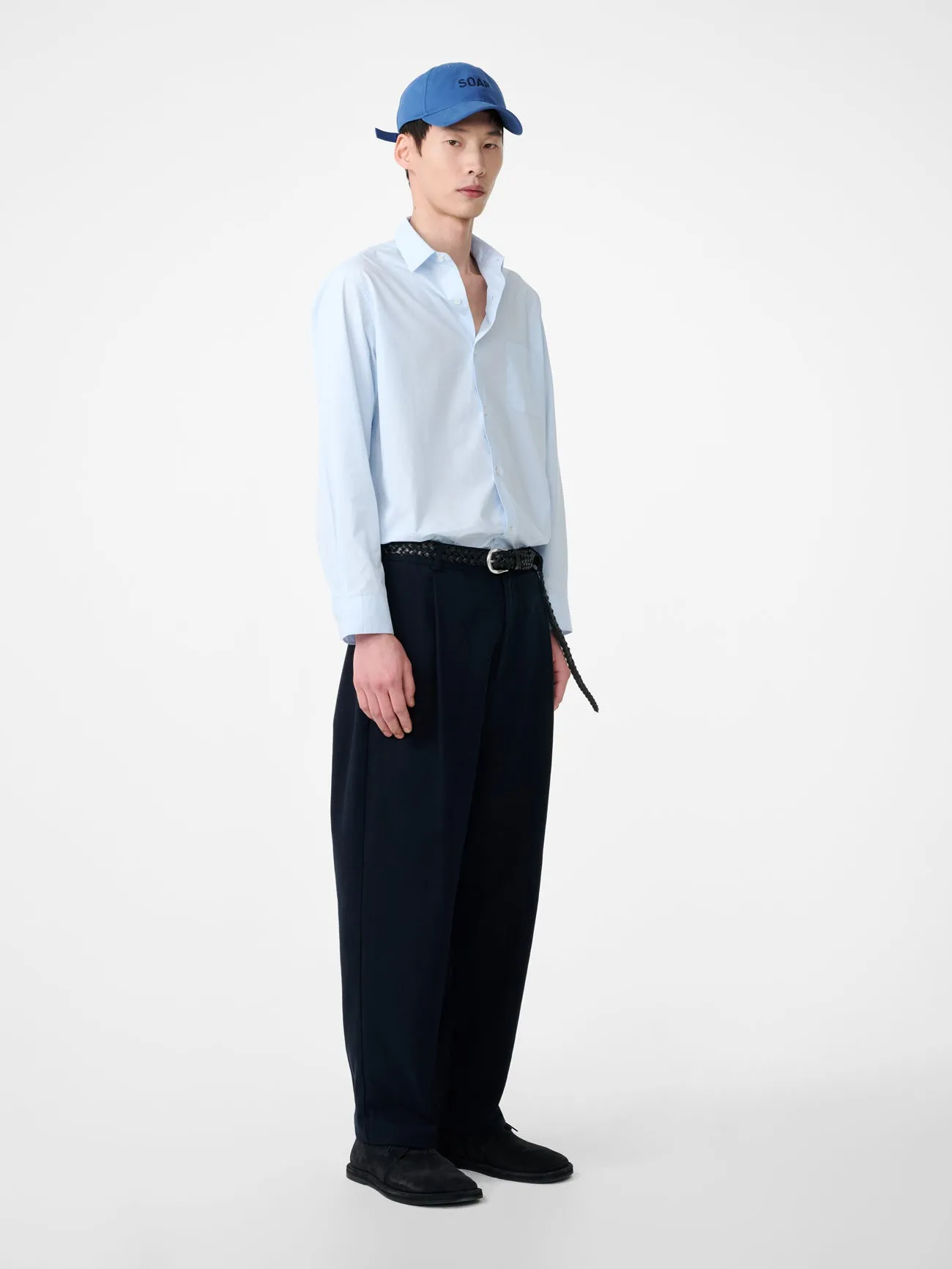 SN x PERFUMER H Cyclamen Shirt in Light Blue sold by Studio Nicholson product image thumbnail 3