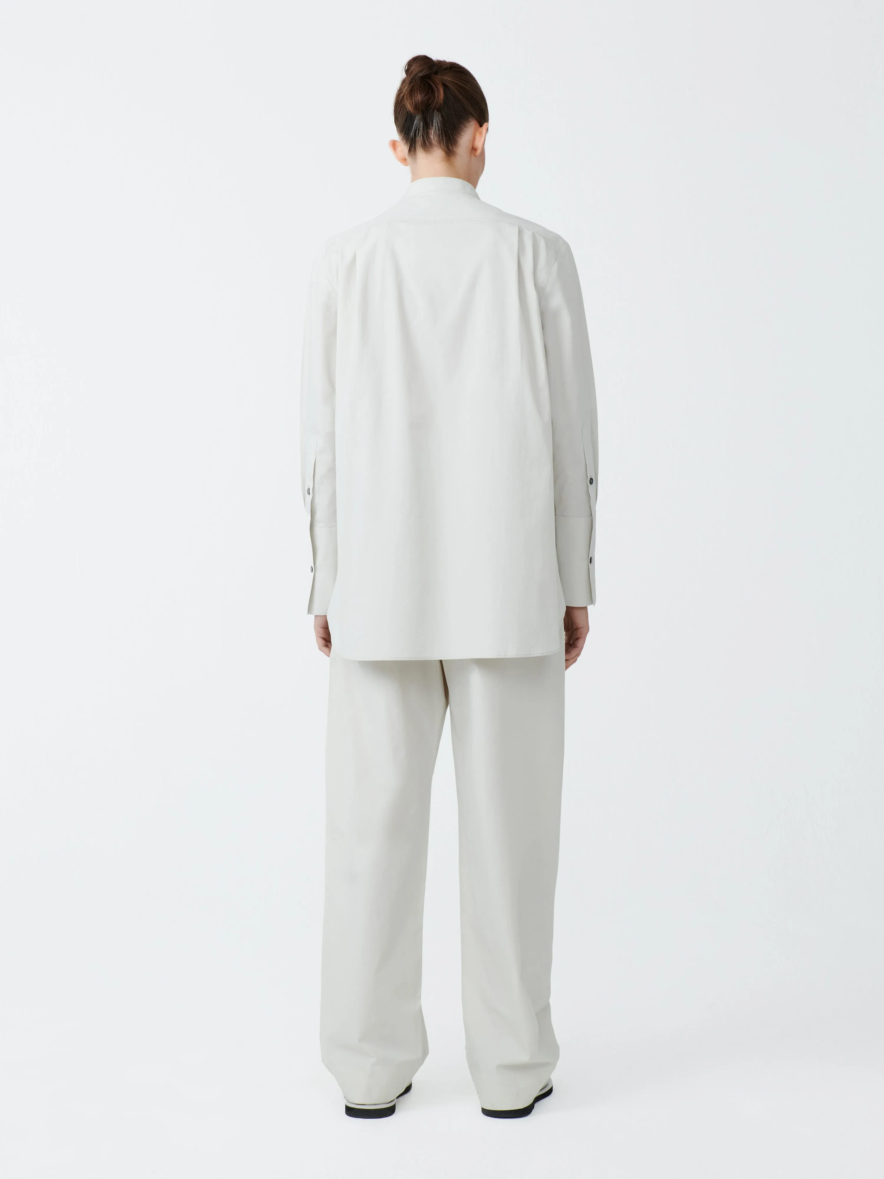Acuna Cotton Pant in Ice sold by Studio Nicholson product image thumbnail 4