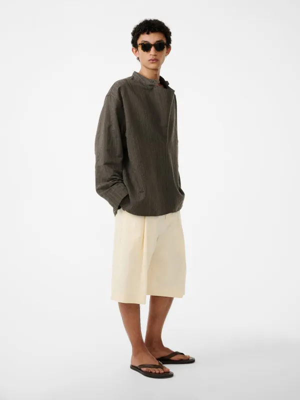 Solis Shirt in Black made by Studio Nicholson