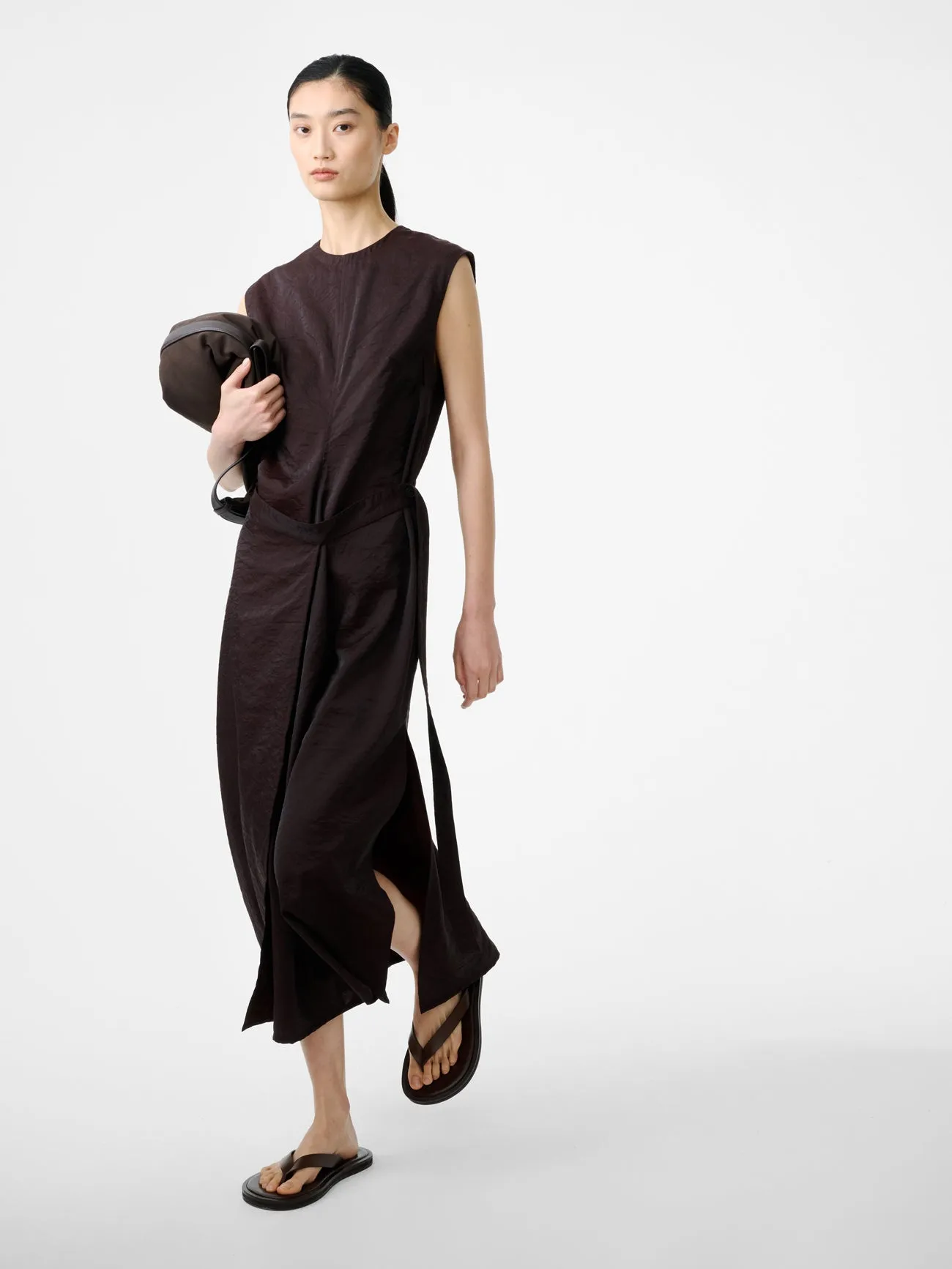 Verve Dress in Cocoa sold by Studio Nicholson product image thumbnail 5