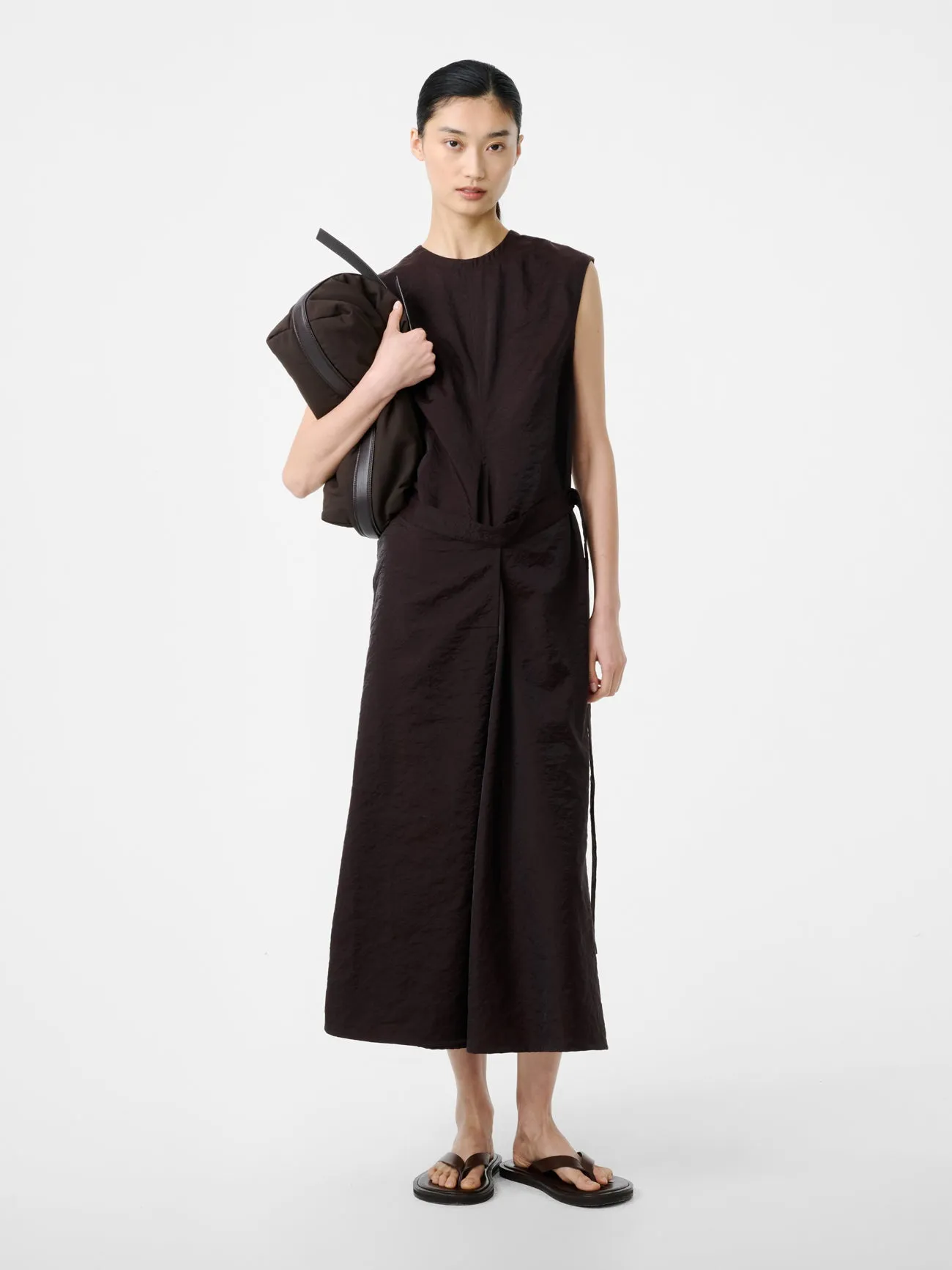 Verve Dress in Cocoa sold by Studio Nicholson product image thumbnail 3