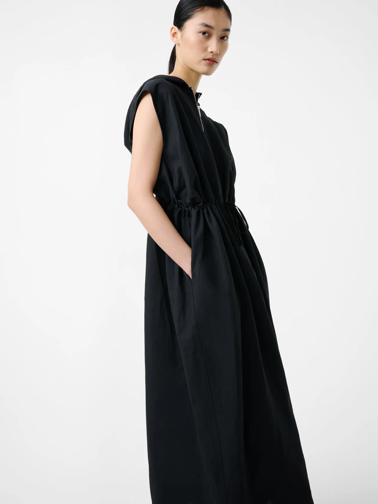Maturin Dress in Black Grape sold by Studio Nicholson product image thumbnail 2