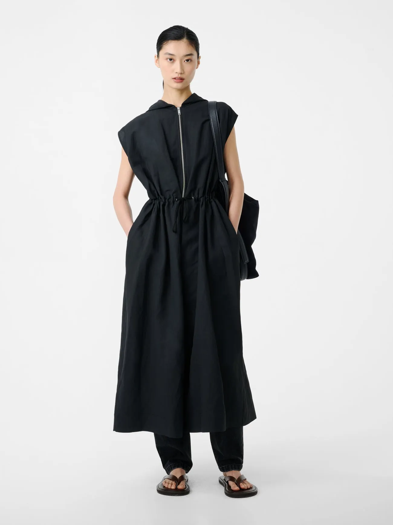 Maturin Dress in Black Grape sold by Studio Nicholson product image thumbnail 3