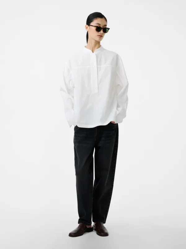Vega Shirt in Optic White made by Studio Nicholson