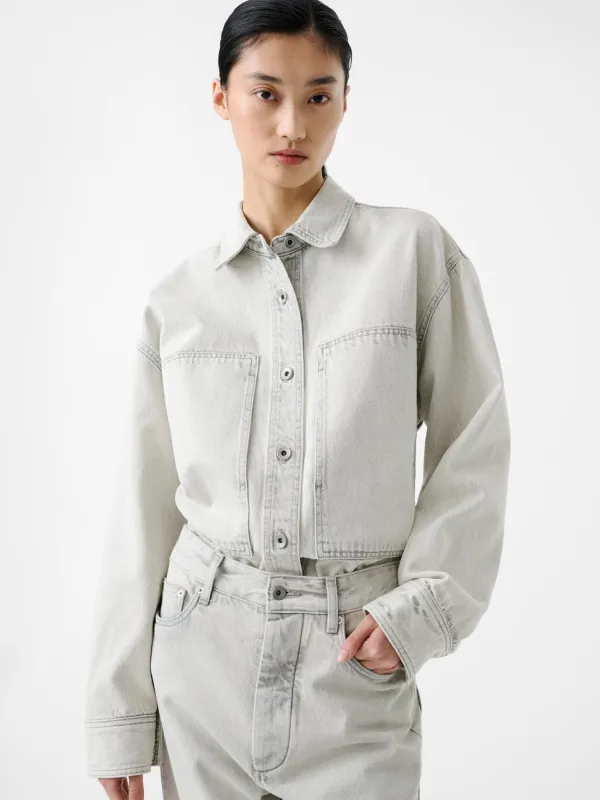 Paso Denim Shirt in Pumice made by Studio Nicholson
