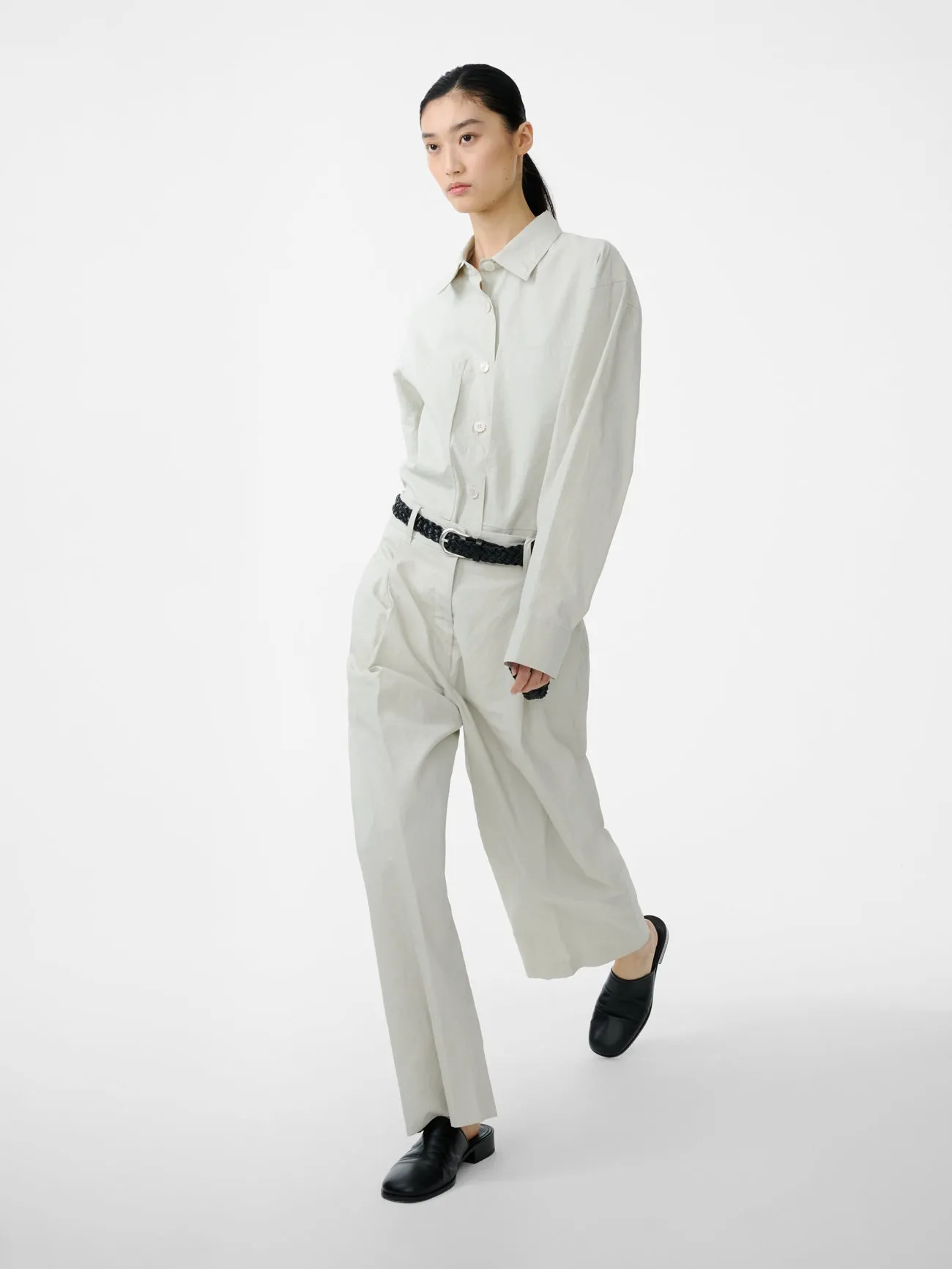 Paso Shirt in Bone sold by Studio Nicholson product image thumbnail 5