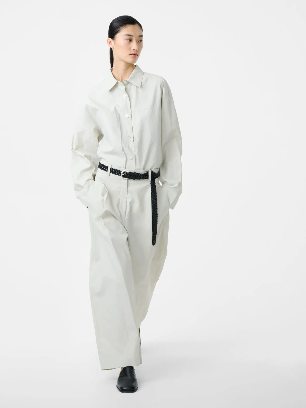 Paso Shirt in Bone sold by Studio Nicholson product image thumbnail 2