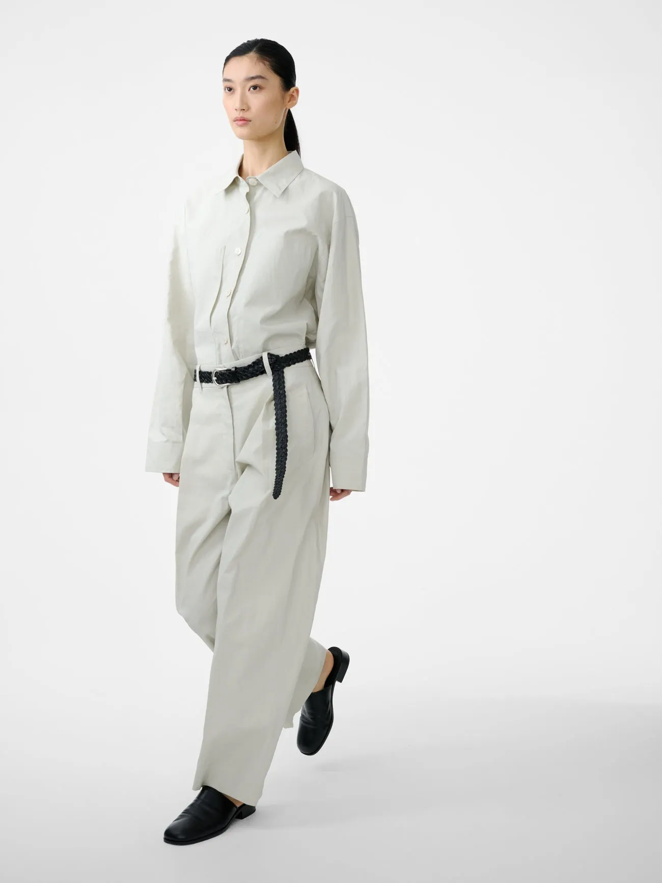 Minos Pant in Bone sold by Studio Nicholson product image thumbnail 3